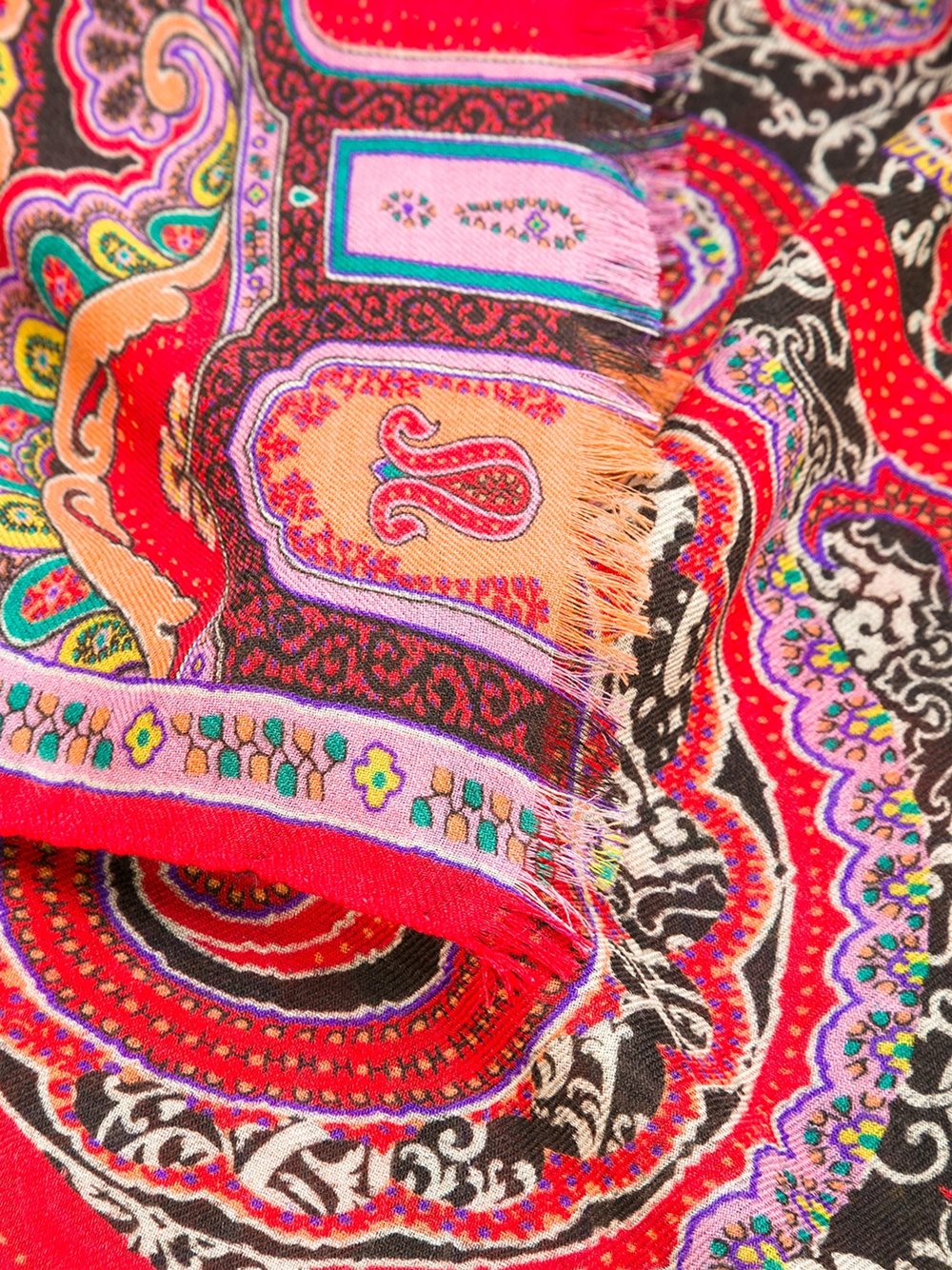 paisley print scarf