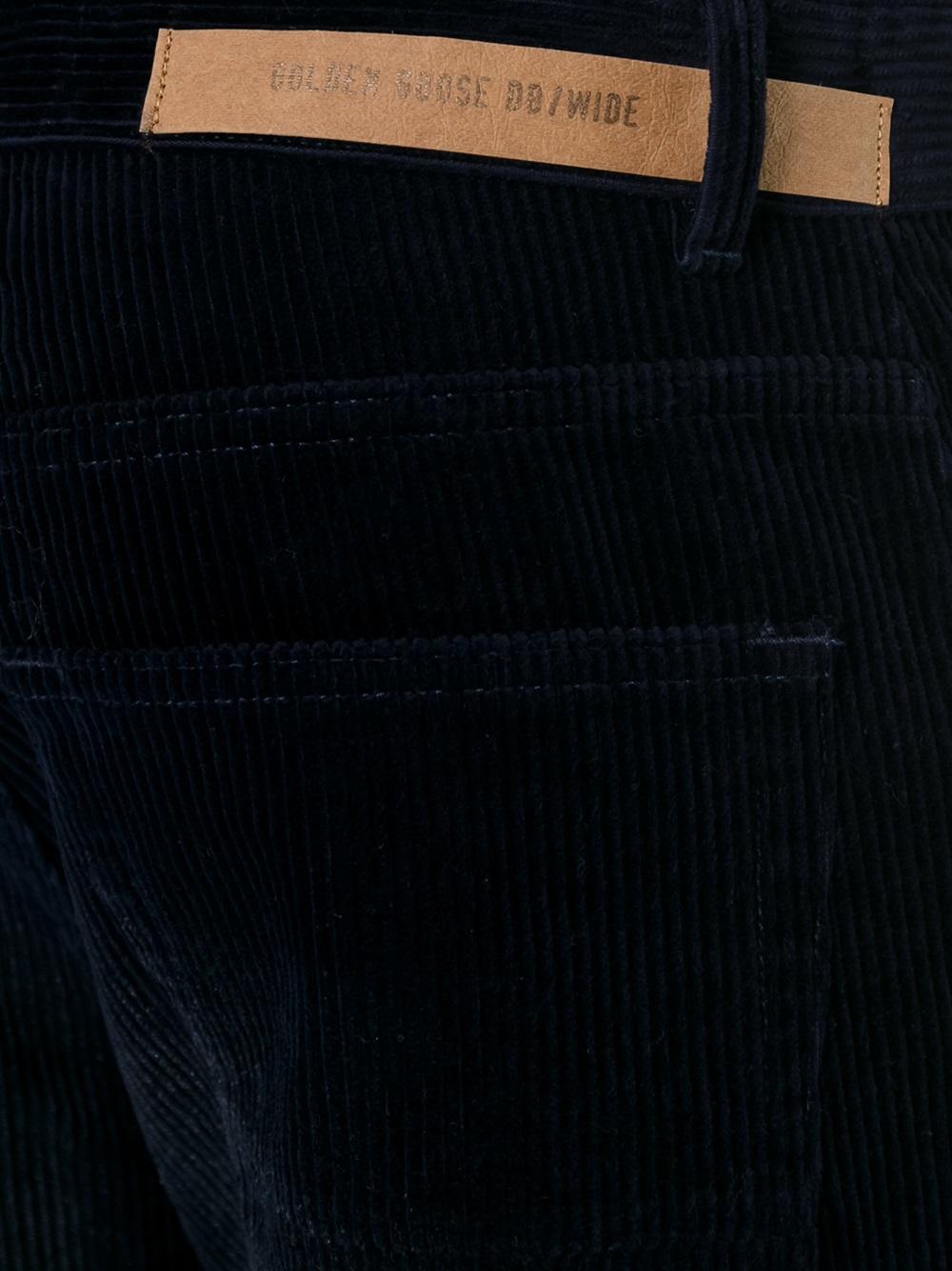 'Wide' corduroy trousers