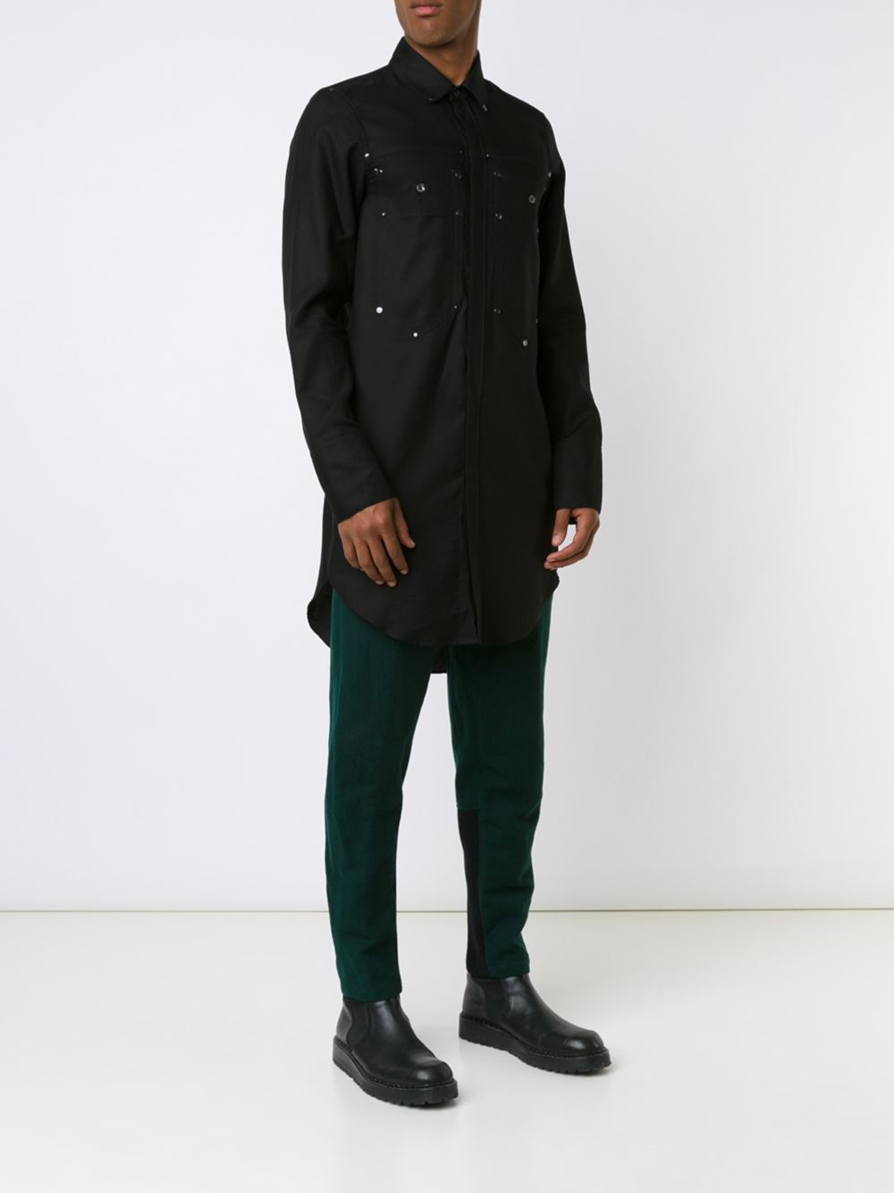long patch pocket shirt