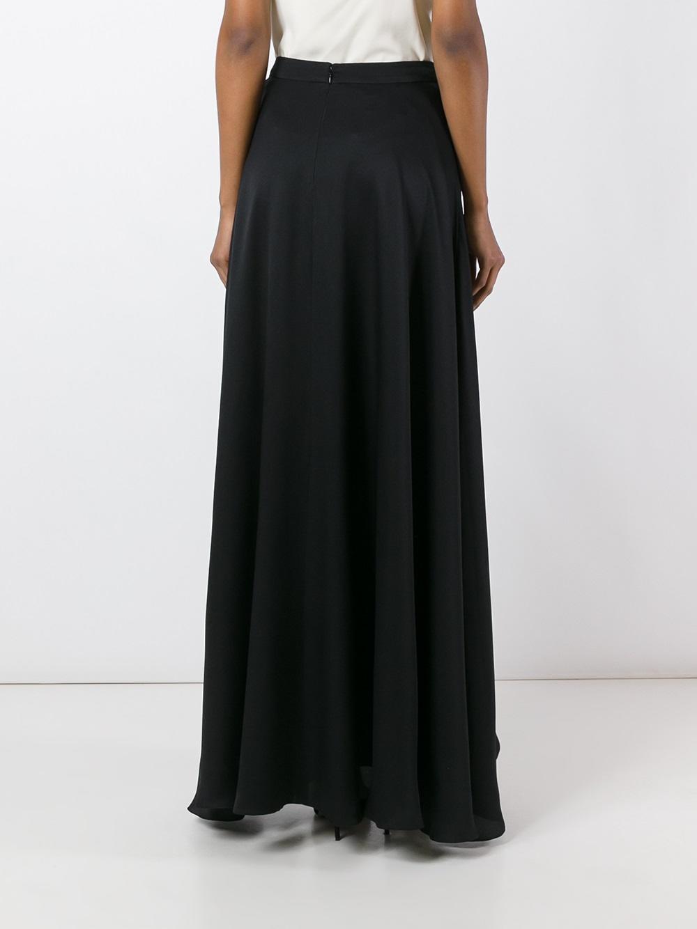 flared maxi skirt