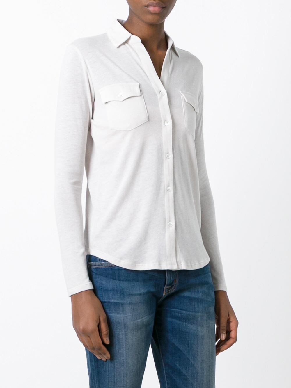 chest pockets knit shirt