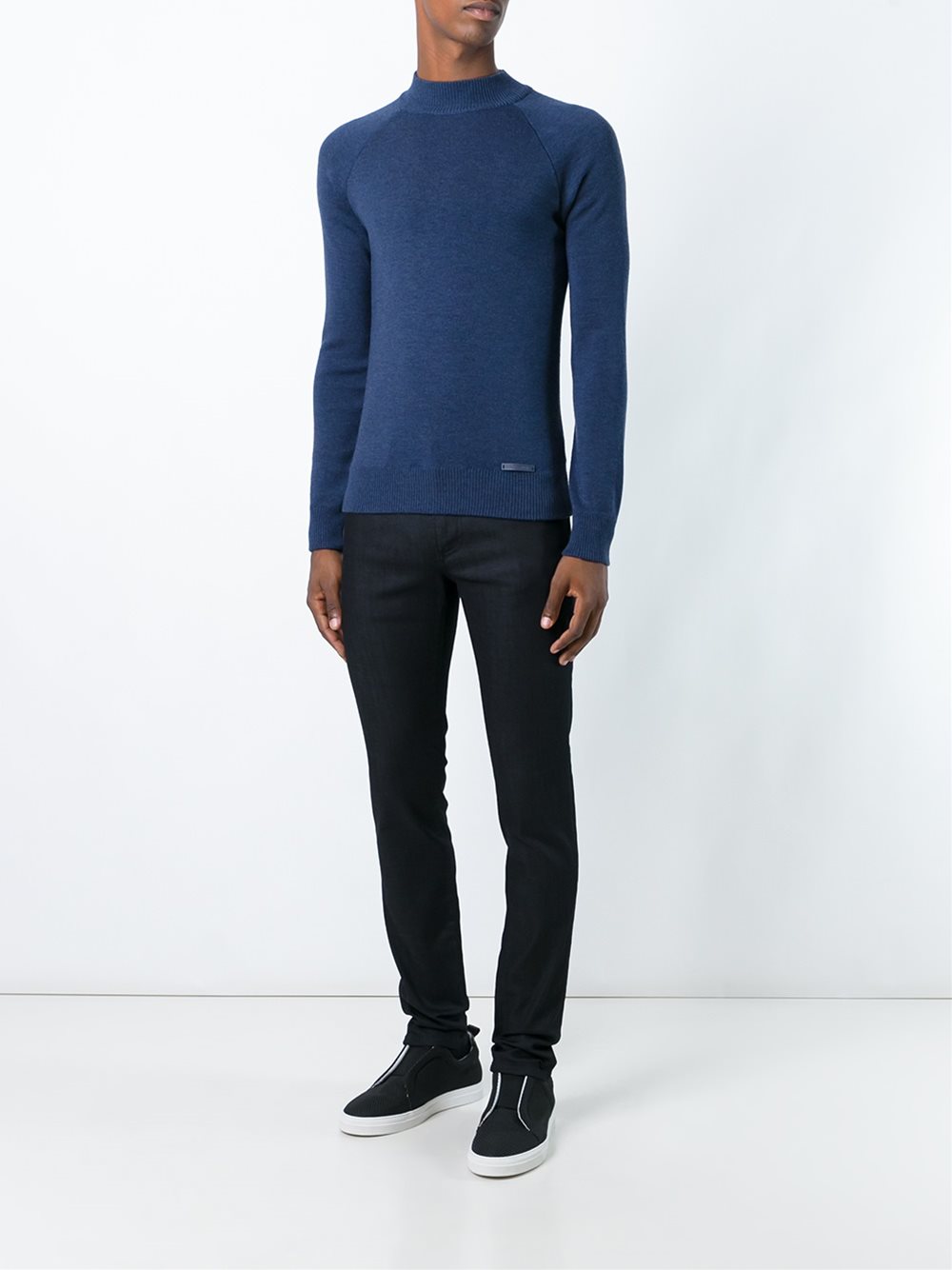 mock neck jumper