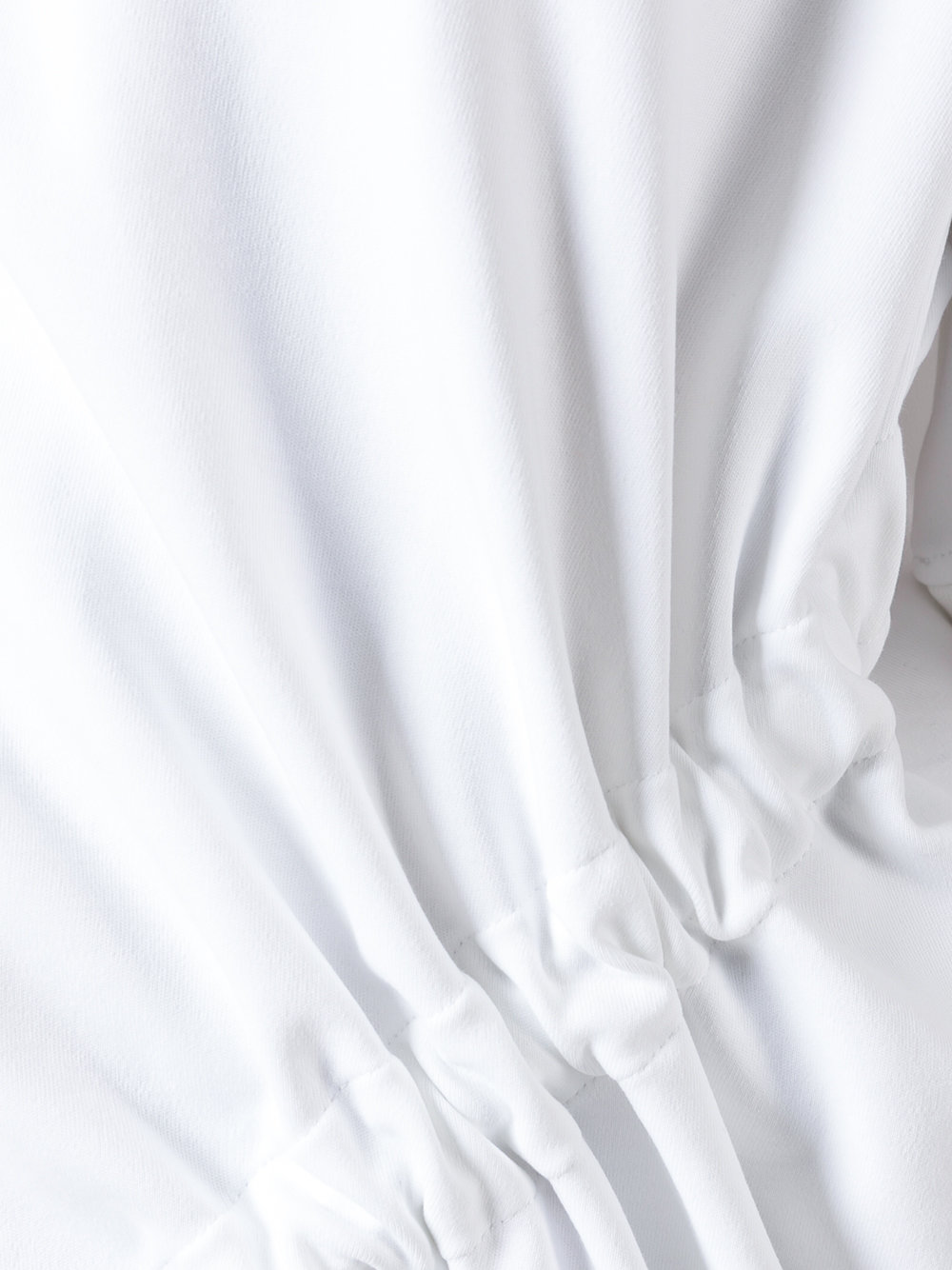 gathered detail T-shirt 