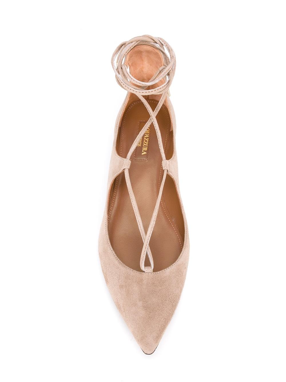 pointed toe ballerinas