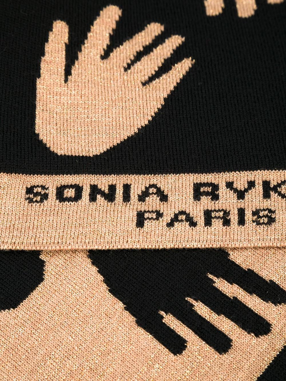 hand print scarf