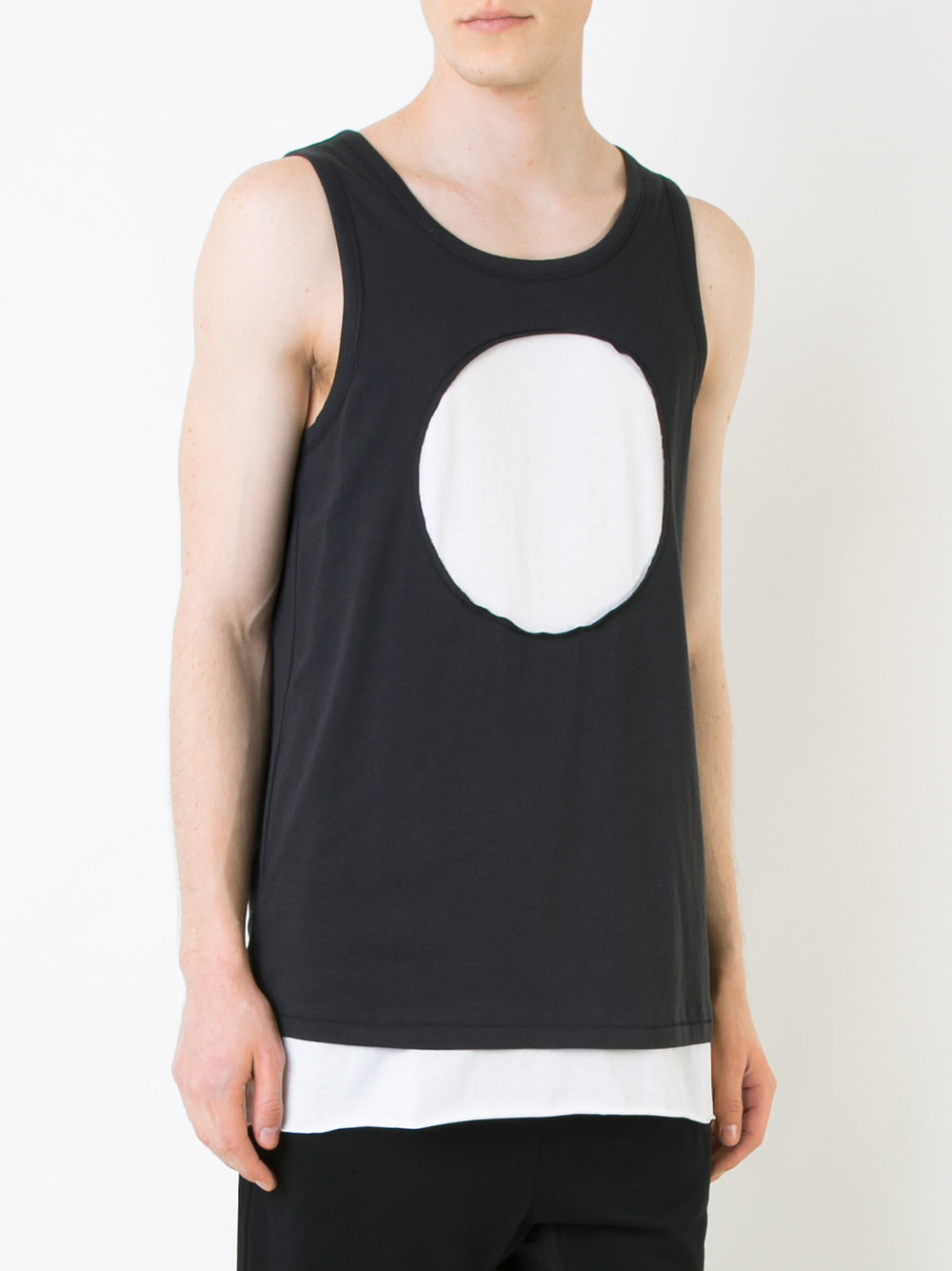 layered circle vest