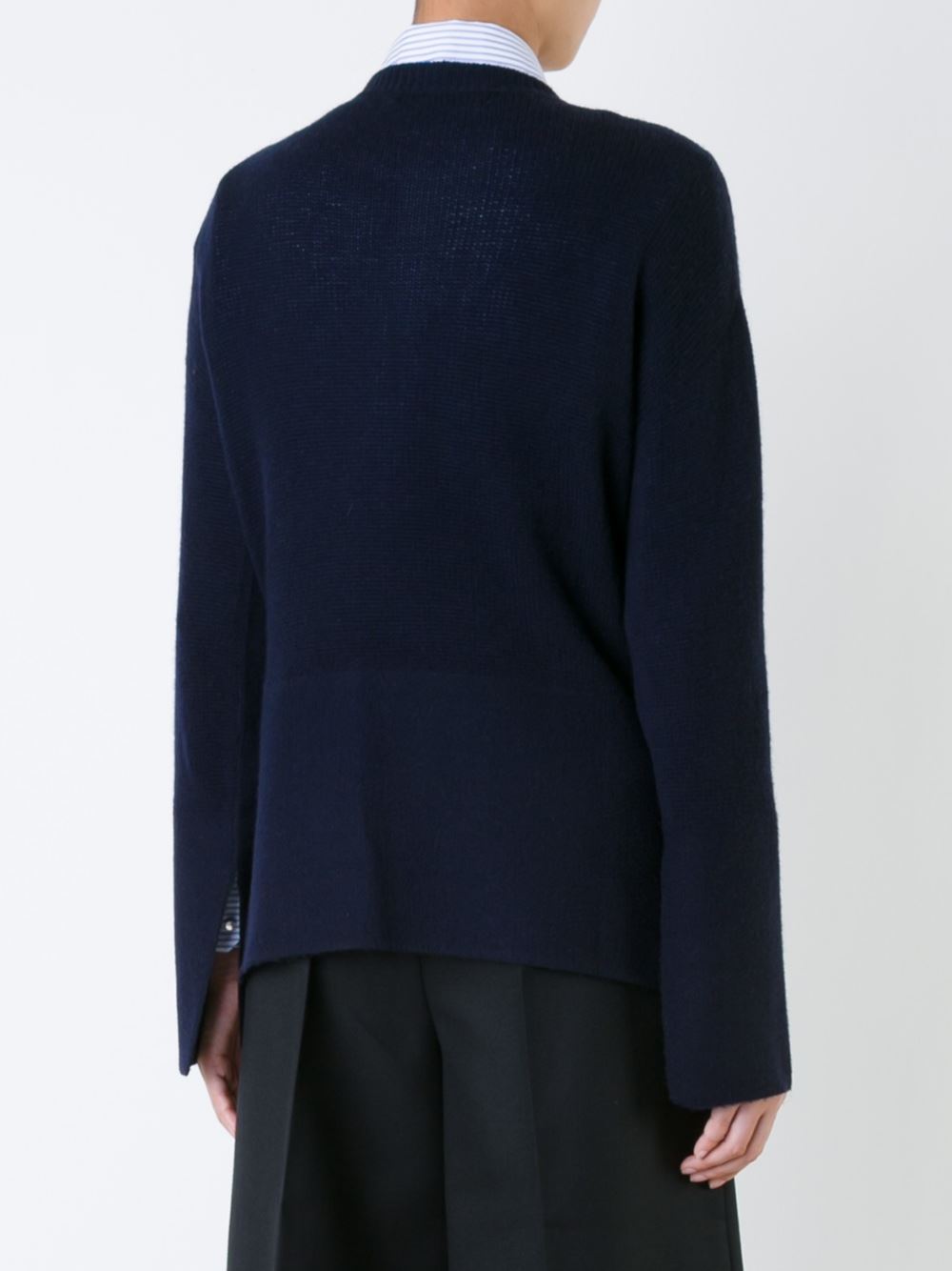 open cuff jumper