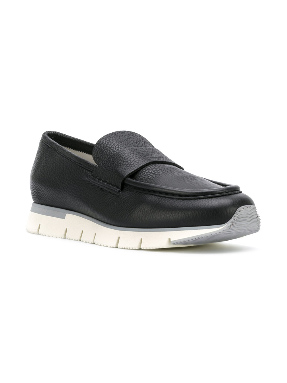 ridged sole loafers