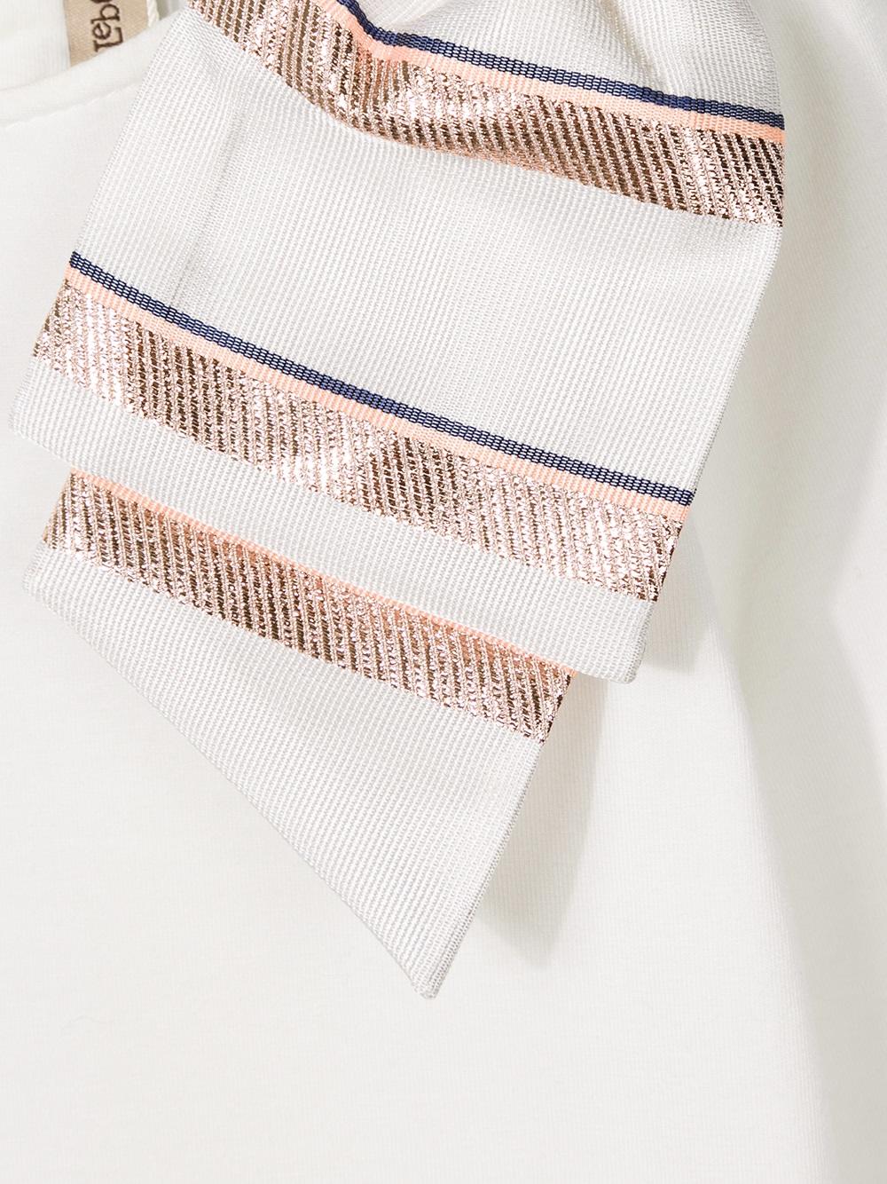 bow detail T-shirt