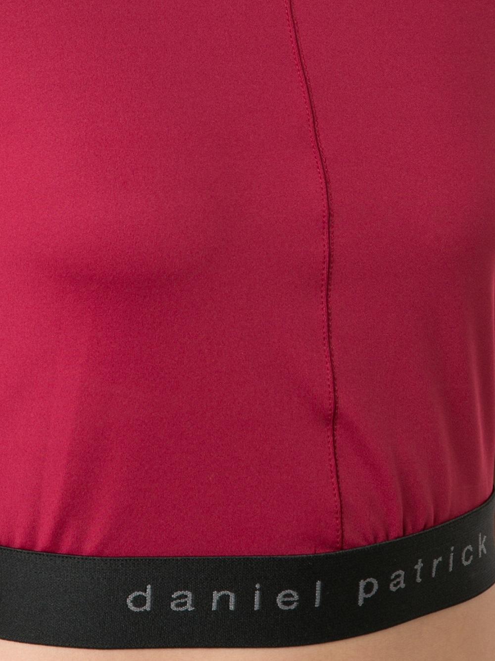 funnel neck cropped top