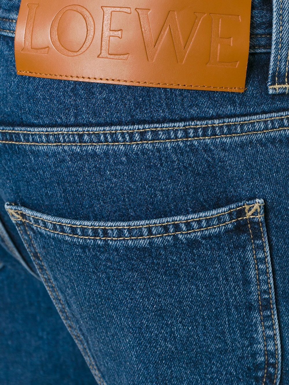 metallic detail jeans