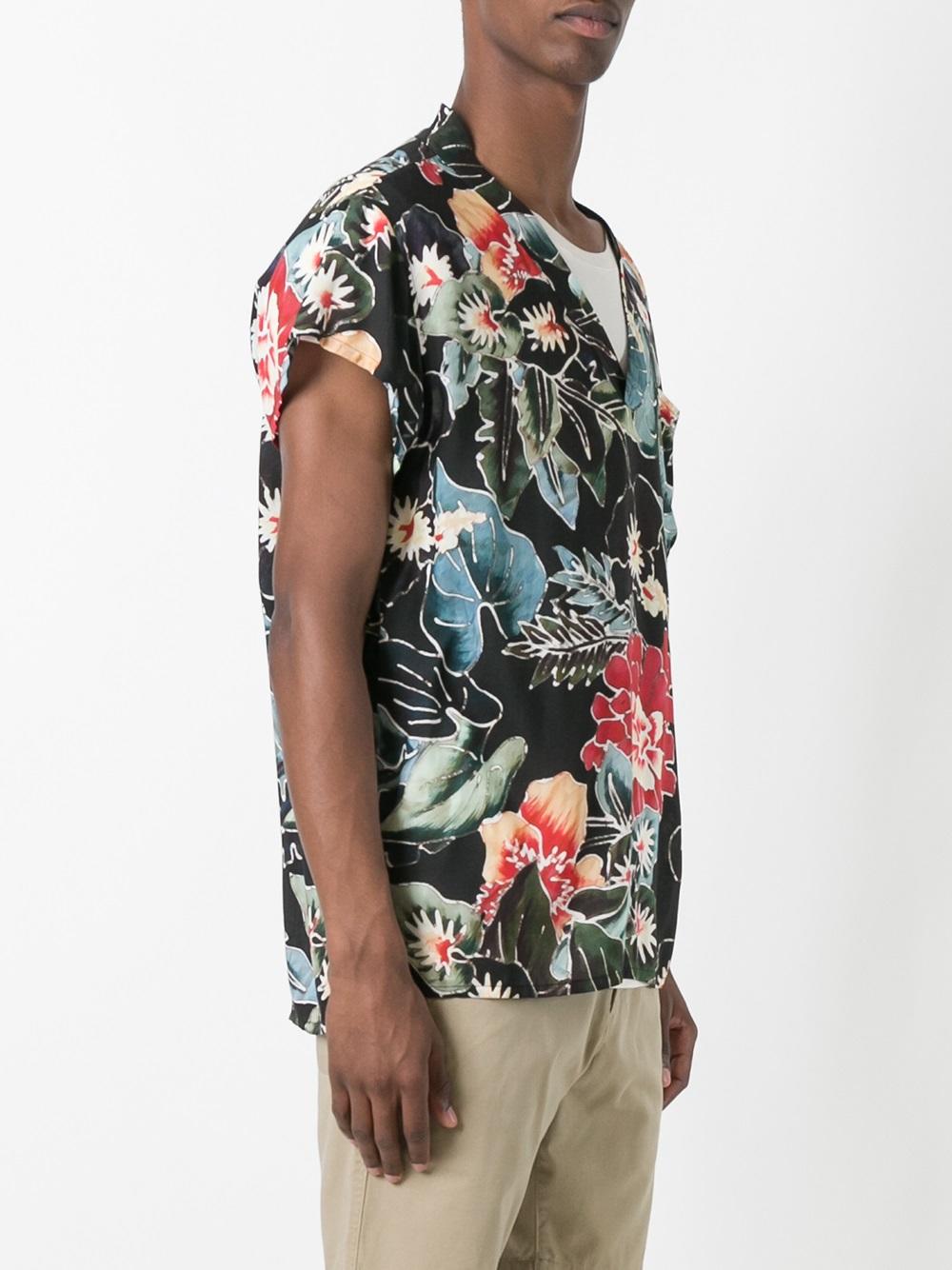 floral print shirt
