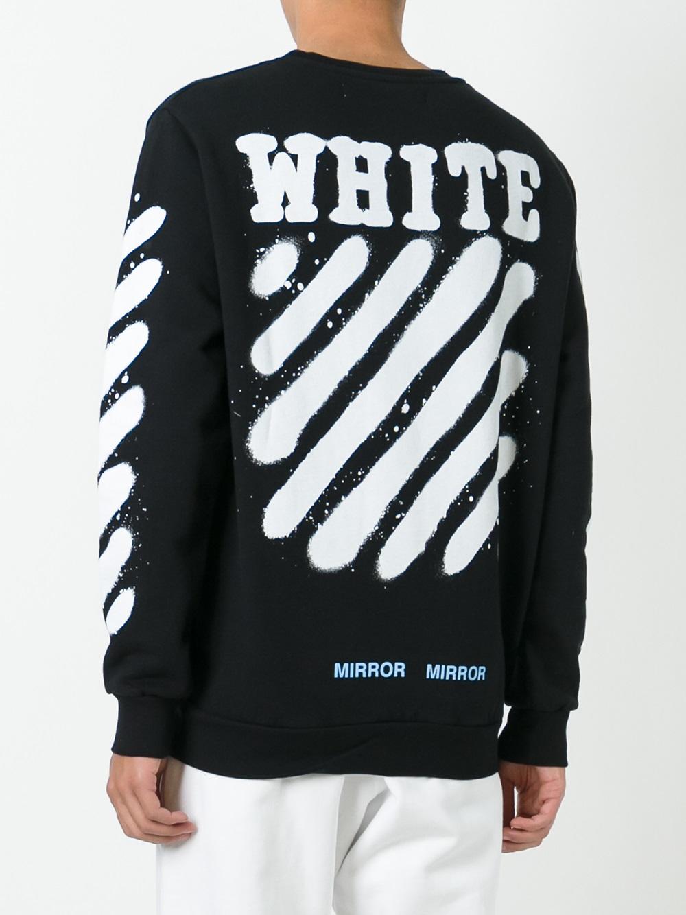 Diagonal Spray sweatshirt