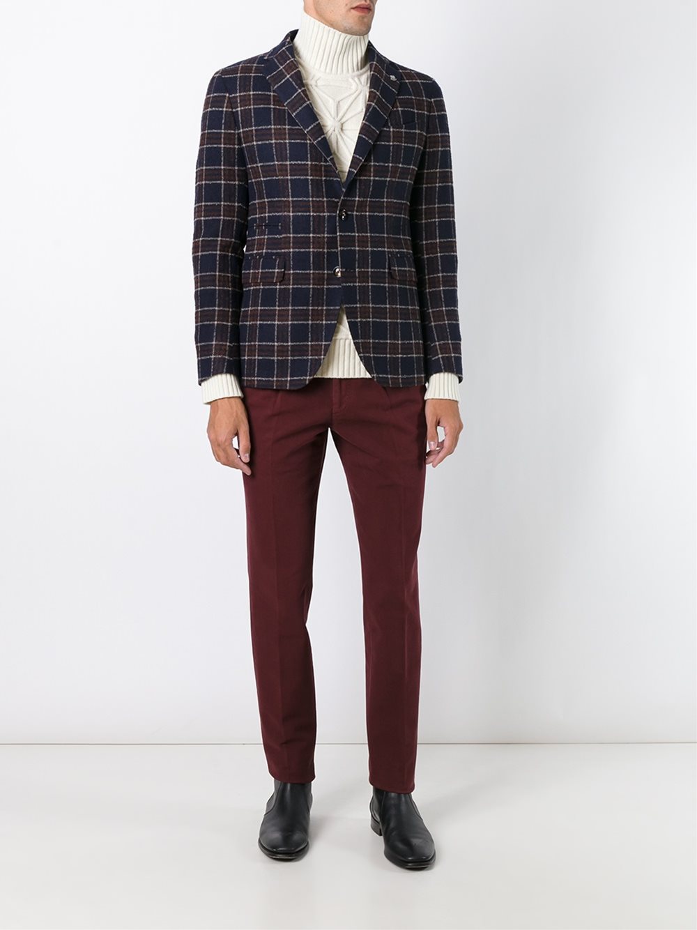 slim fit trousers