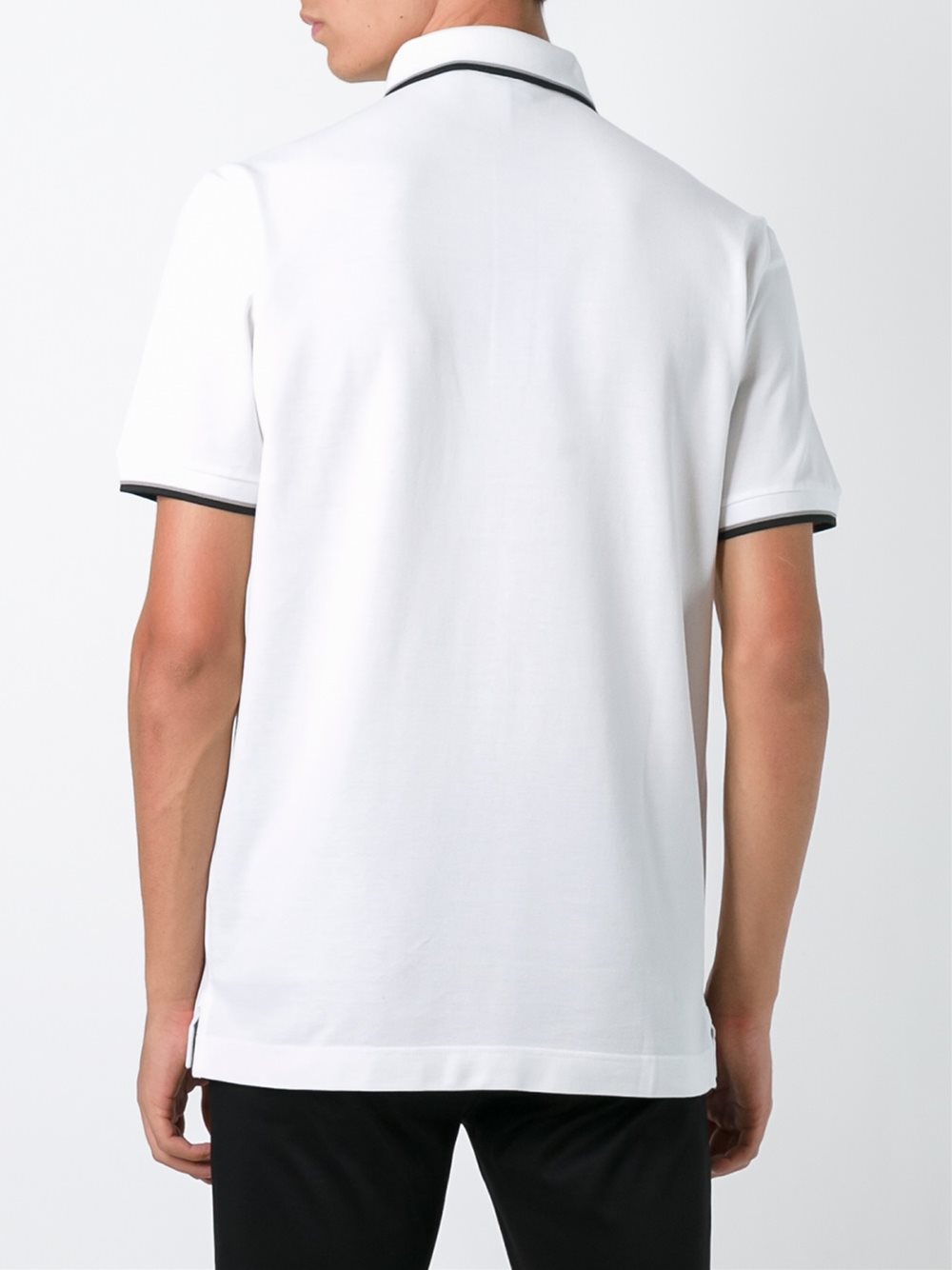 rose patch polo shirt 