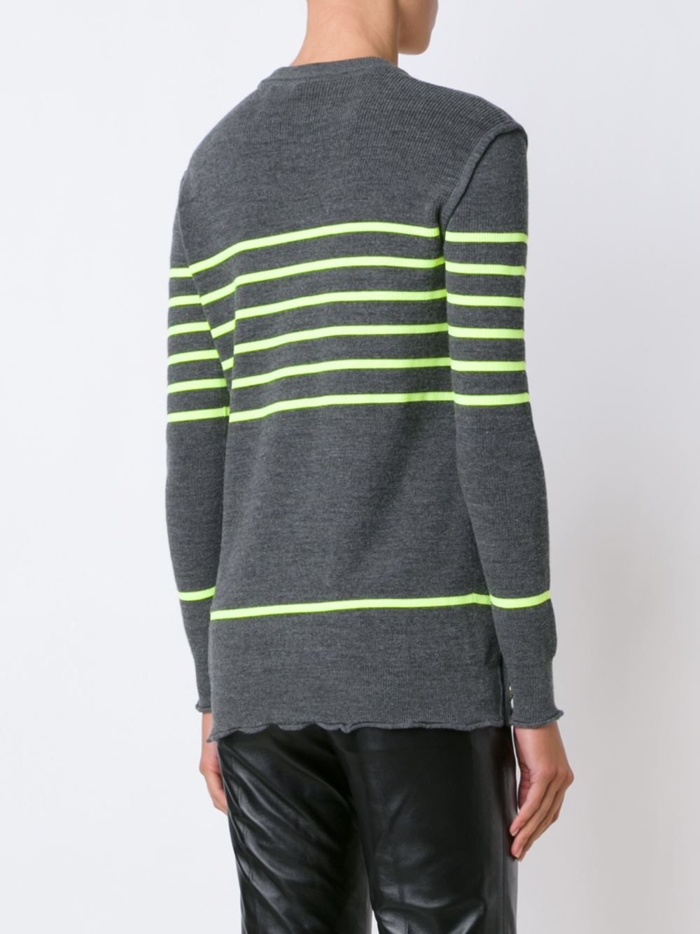 oversized side button sweater