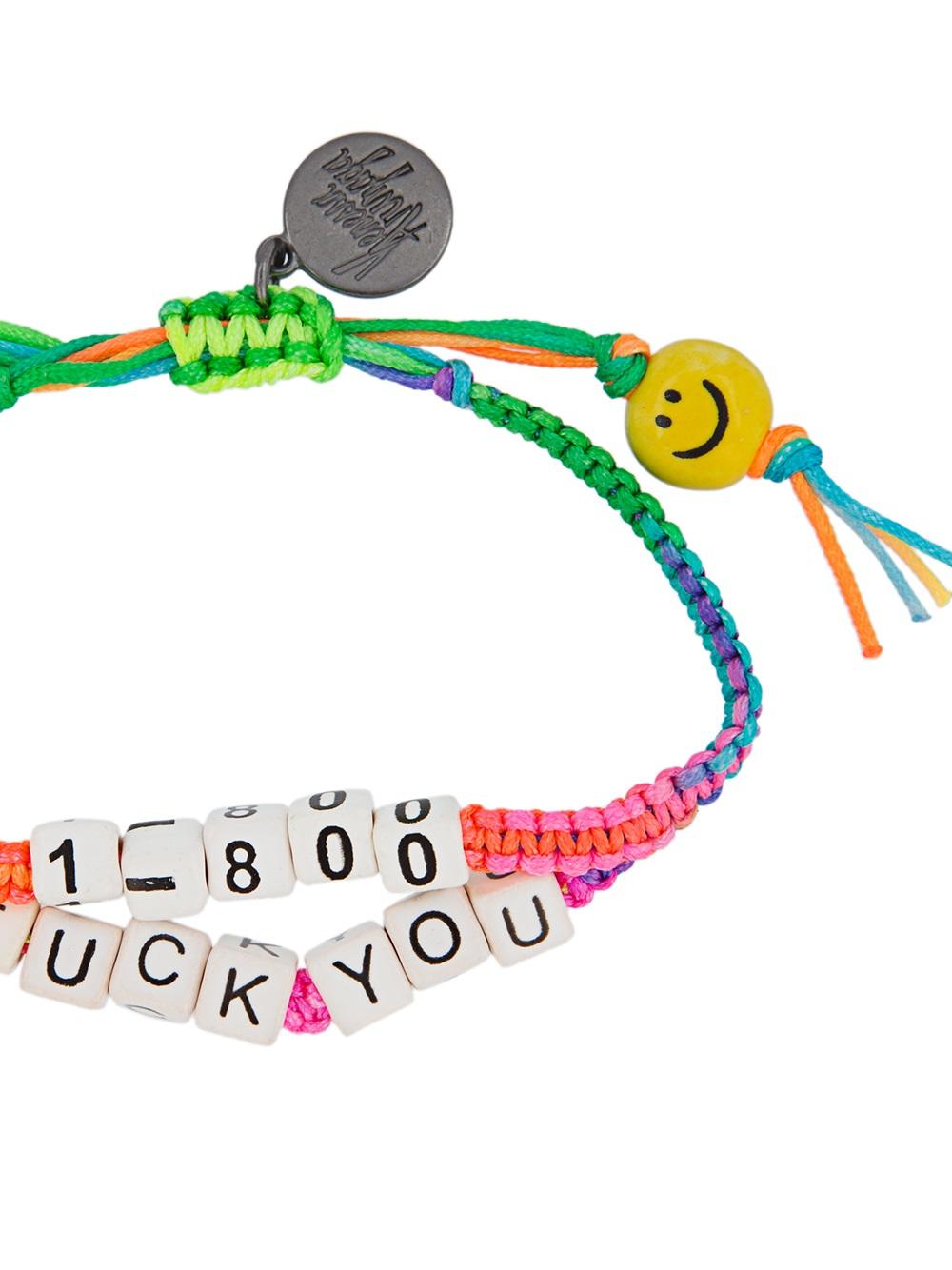 '1-800 Fuck You' bracelet