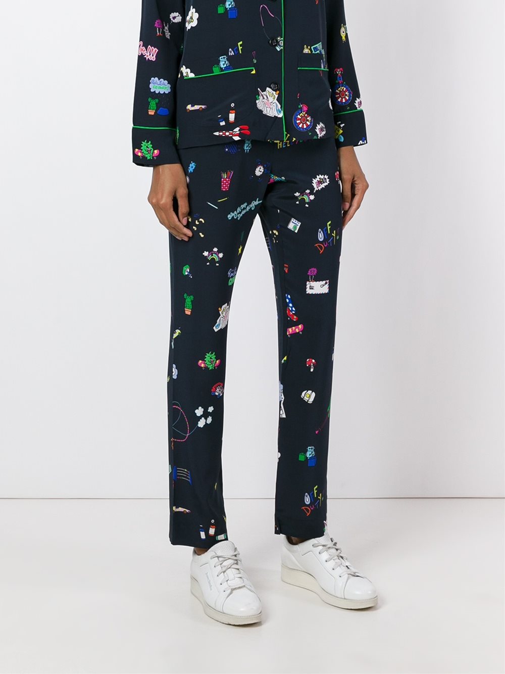 miscellaneous print pyjama set