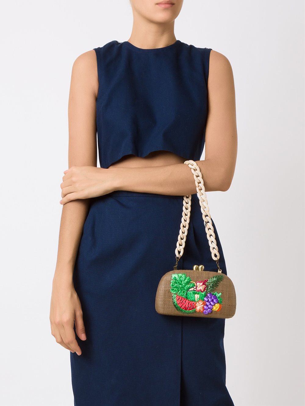 straw clutch bag