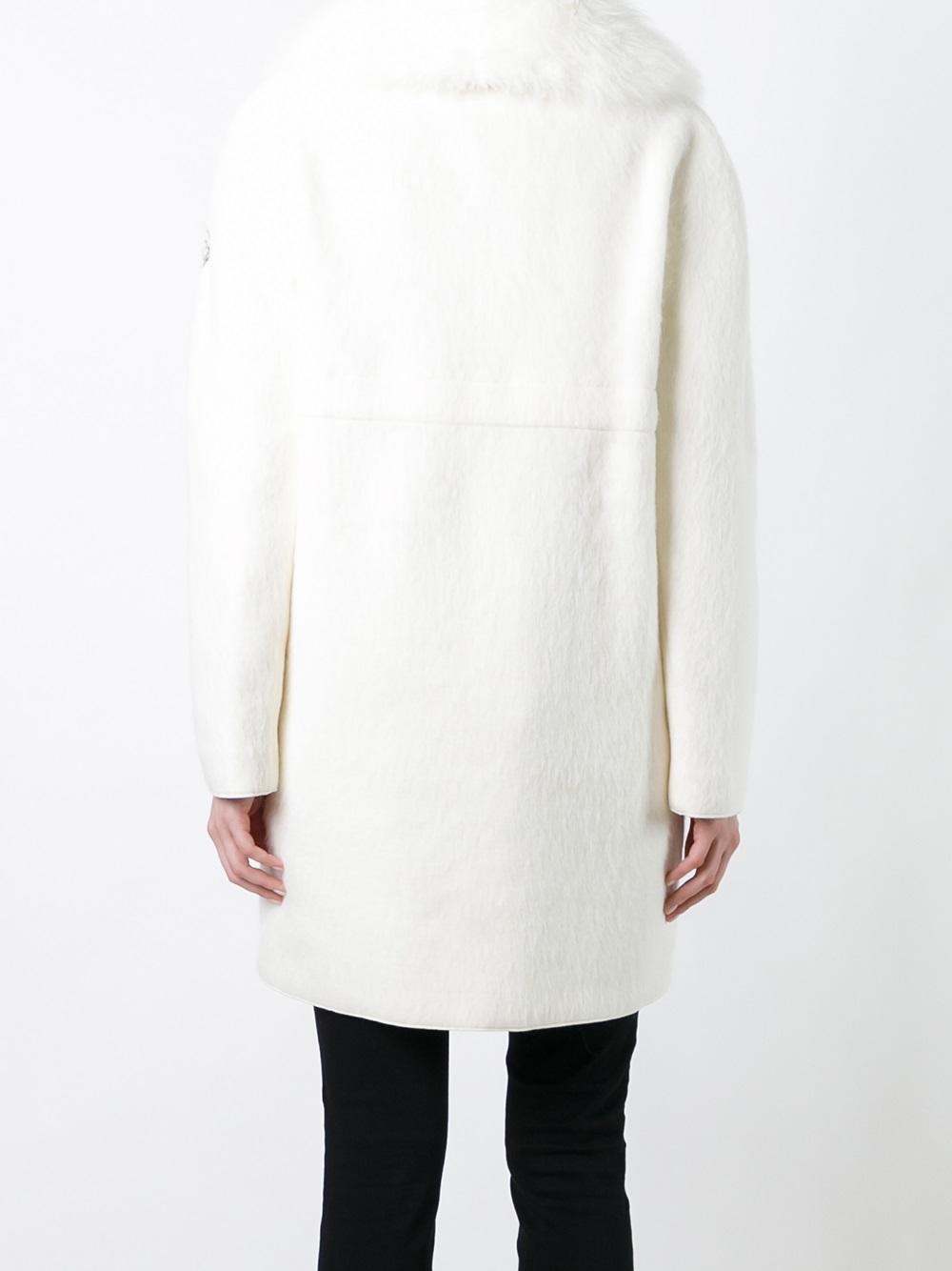 padded fur lined coat