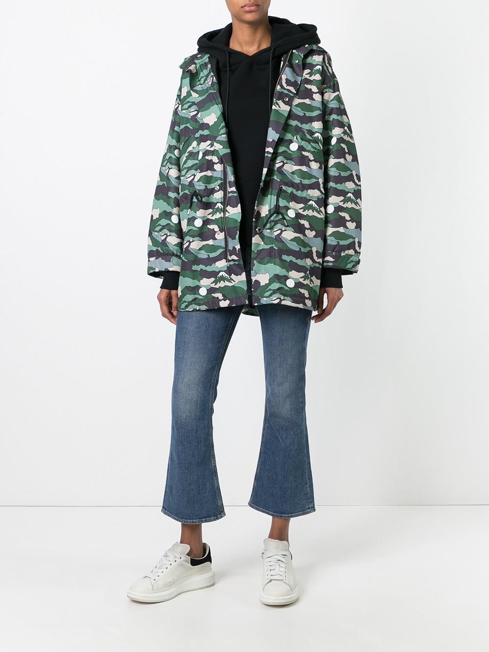 camouflage hooded jacket