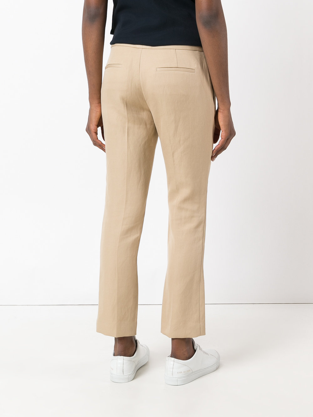 cropped flared trousers