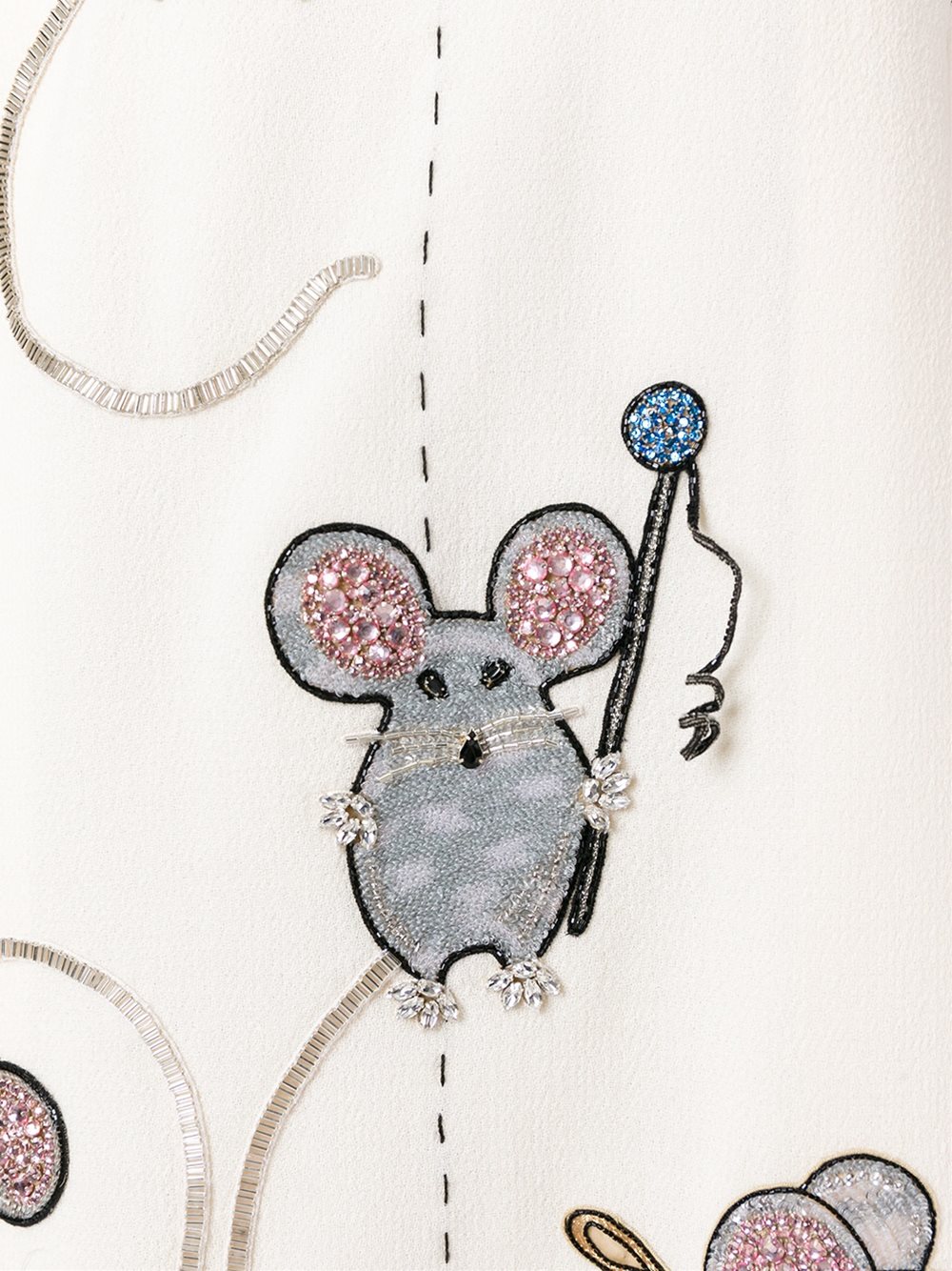 embroidered mouse dress 