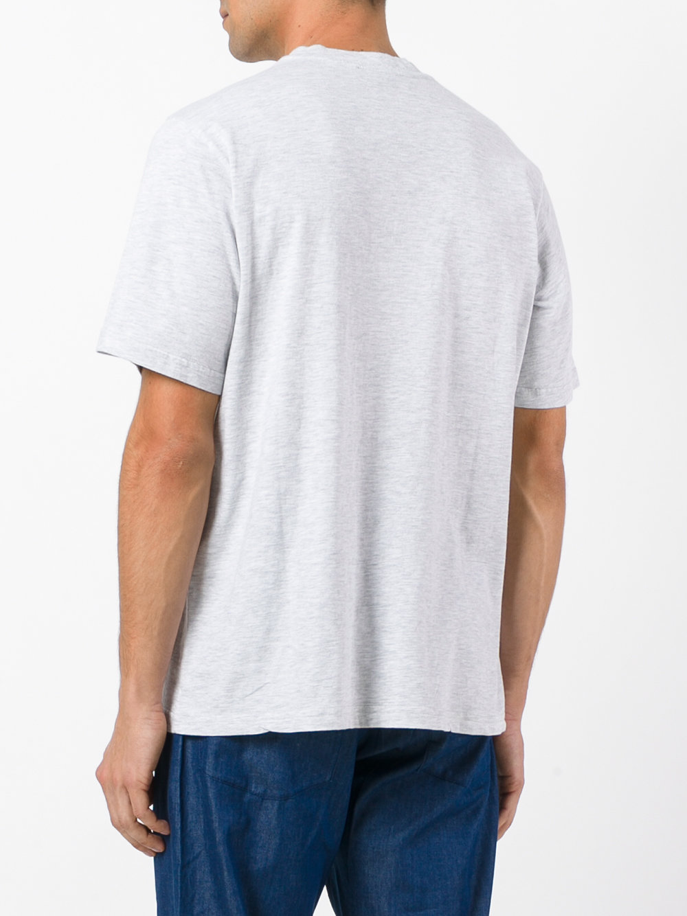embroidered slogan T-shirt