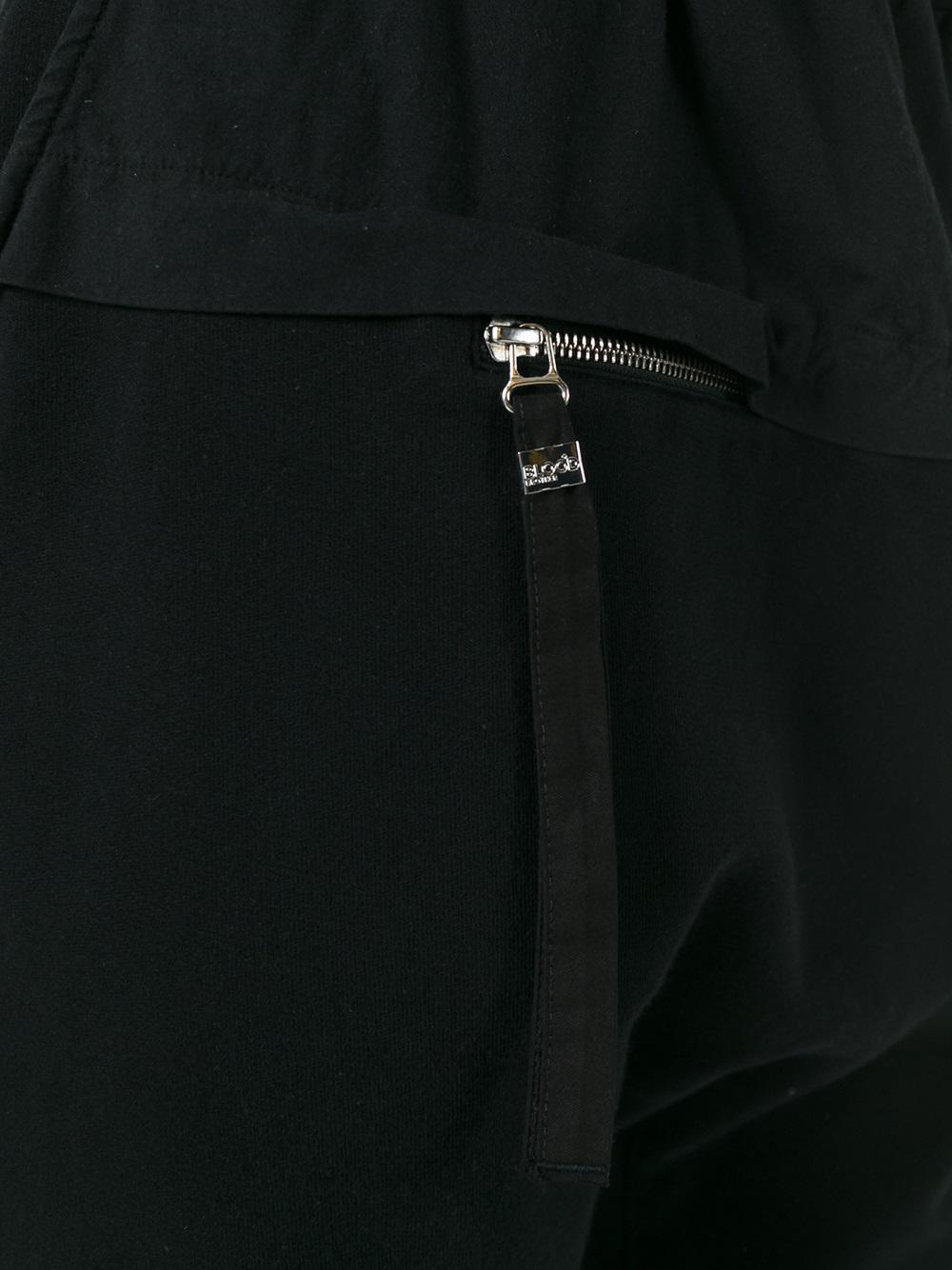 zip detail track pants