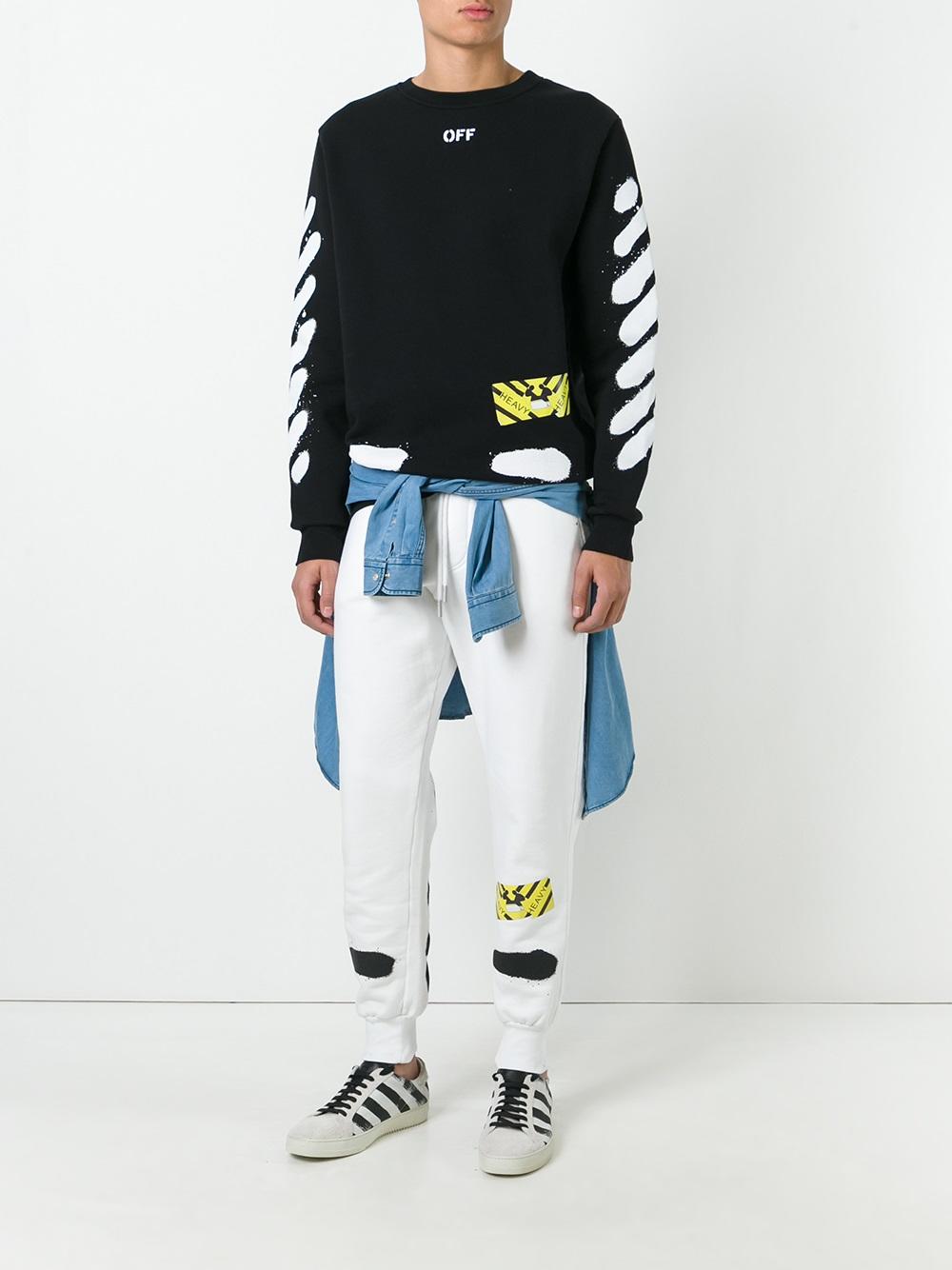 Diagonal Spray sweatshirt