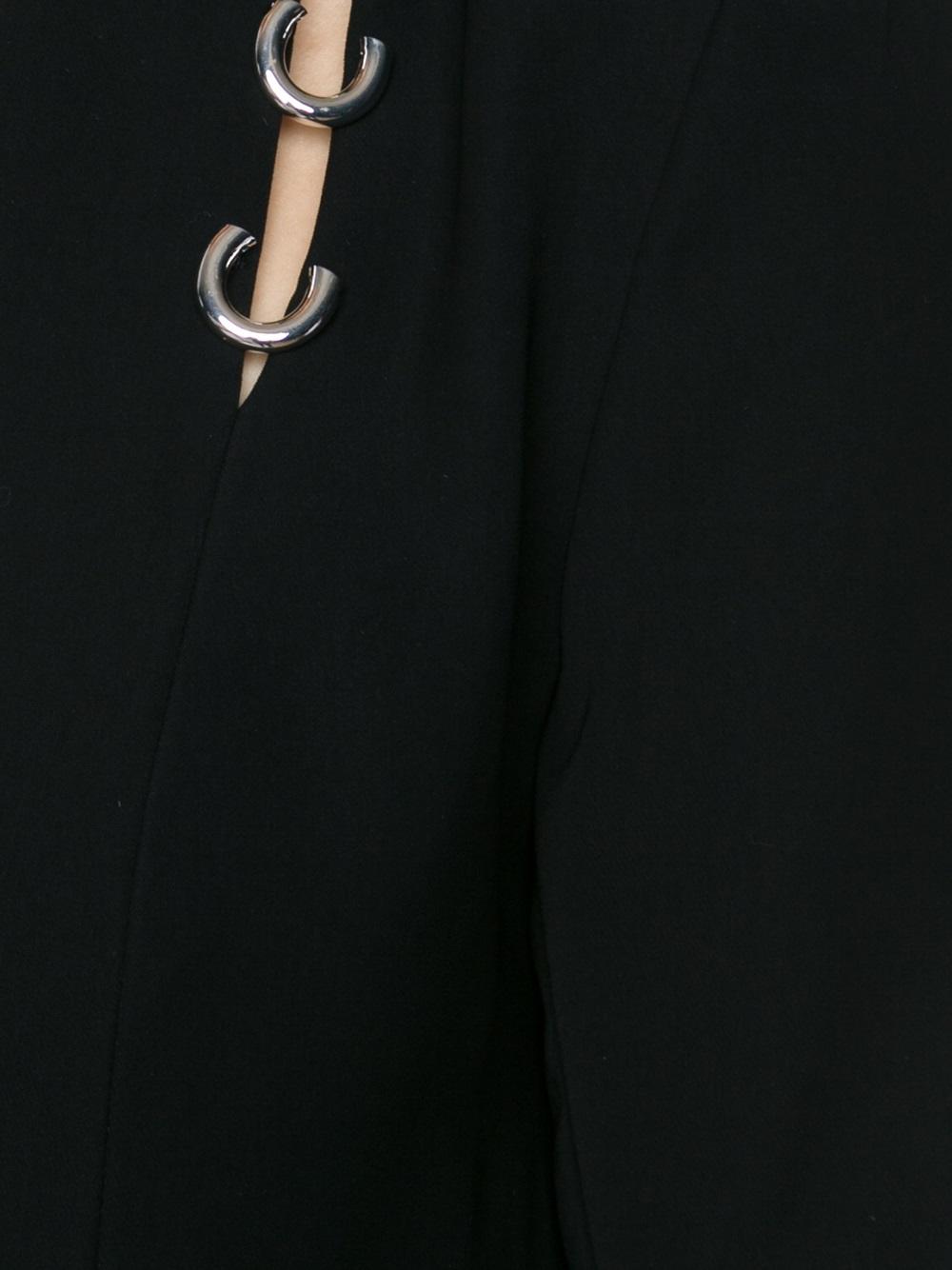 deep plunge neck dress