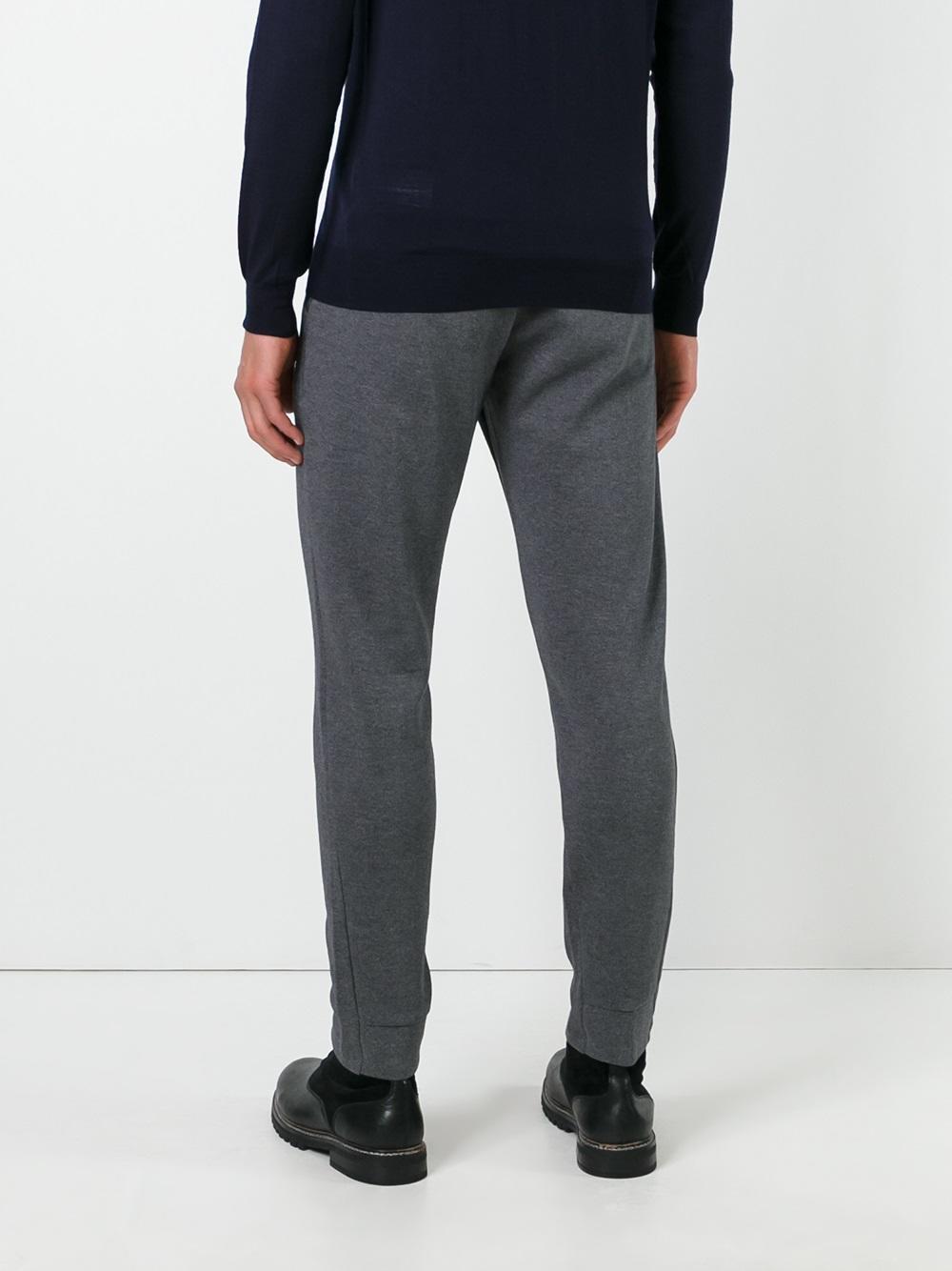 slim fit trousers