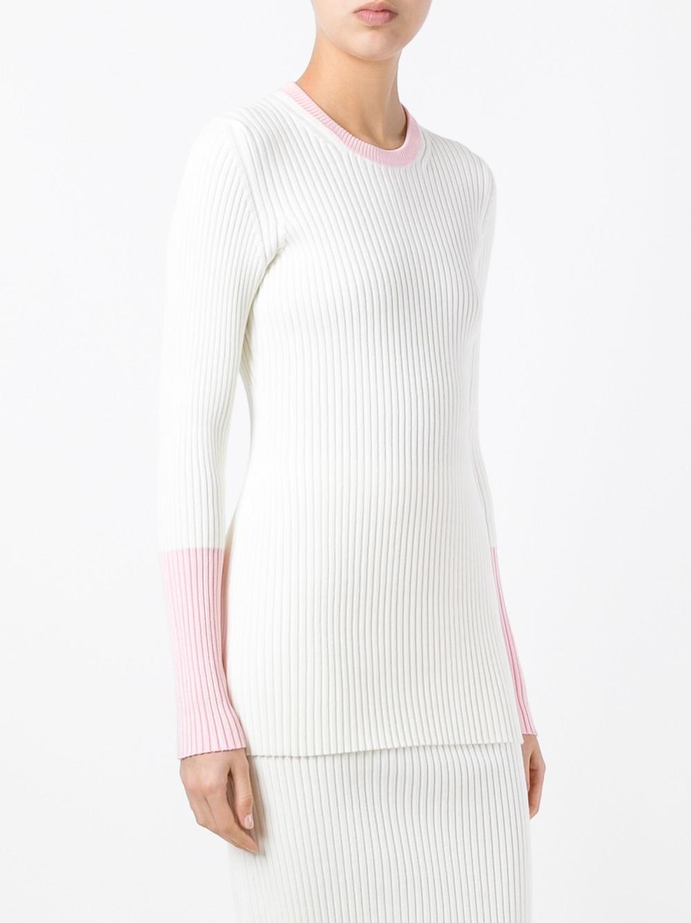 rib knit sweater