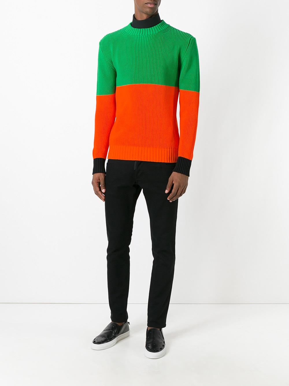 colourblock sweater