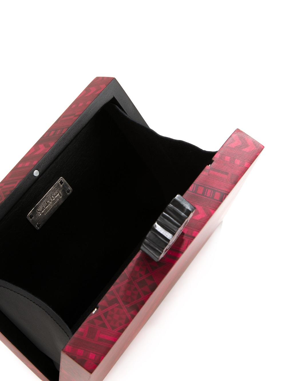 multi print clutch bag