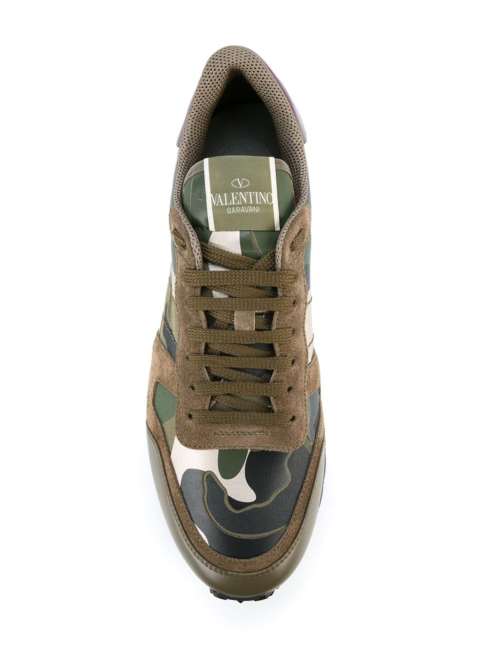 Valentino Garavani Rockrunner camouflage sneakers