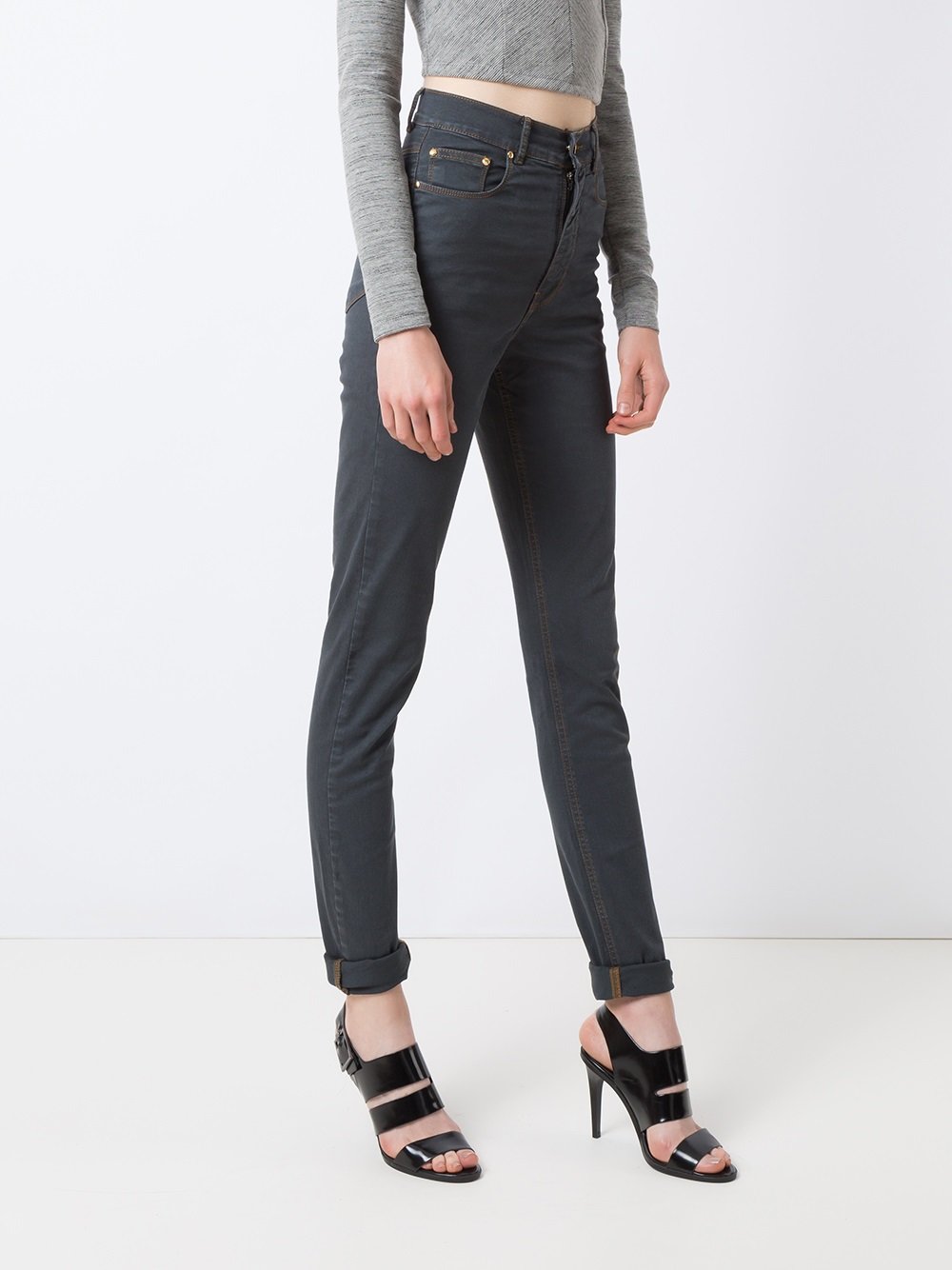 high waist skinny jeans