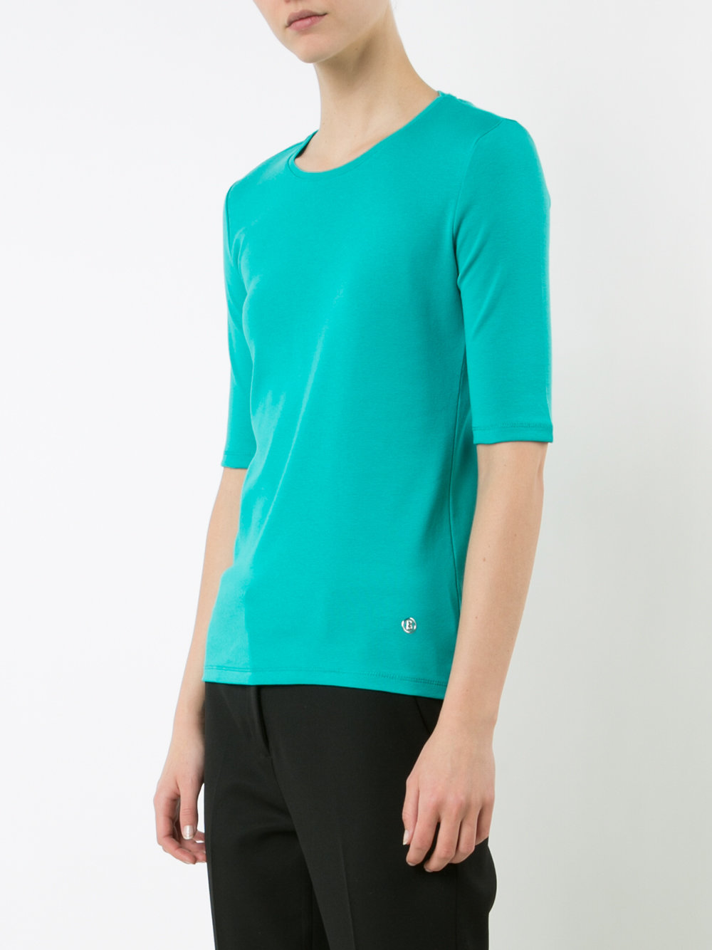 three-quarter sleeve top