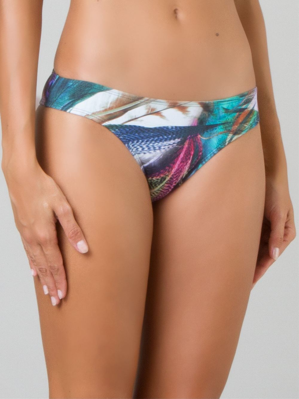 printed bikini bottom