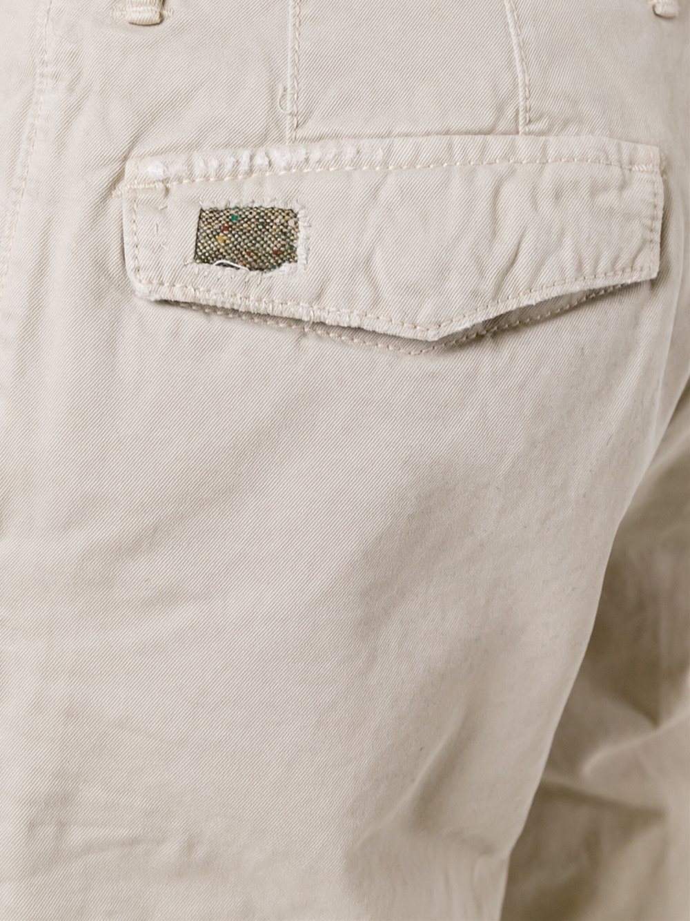 patch embroidered chinos