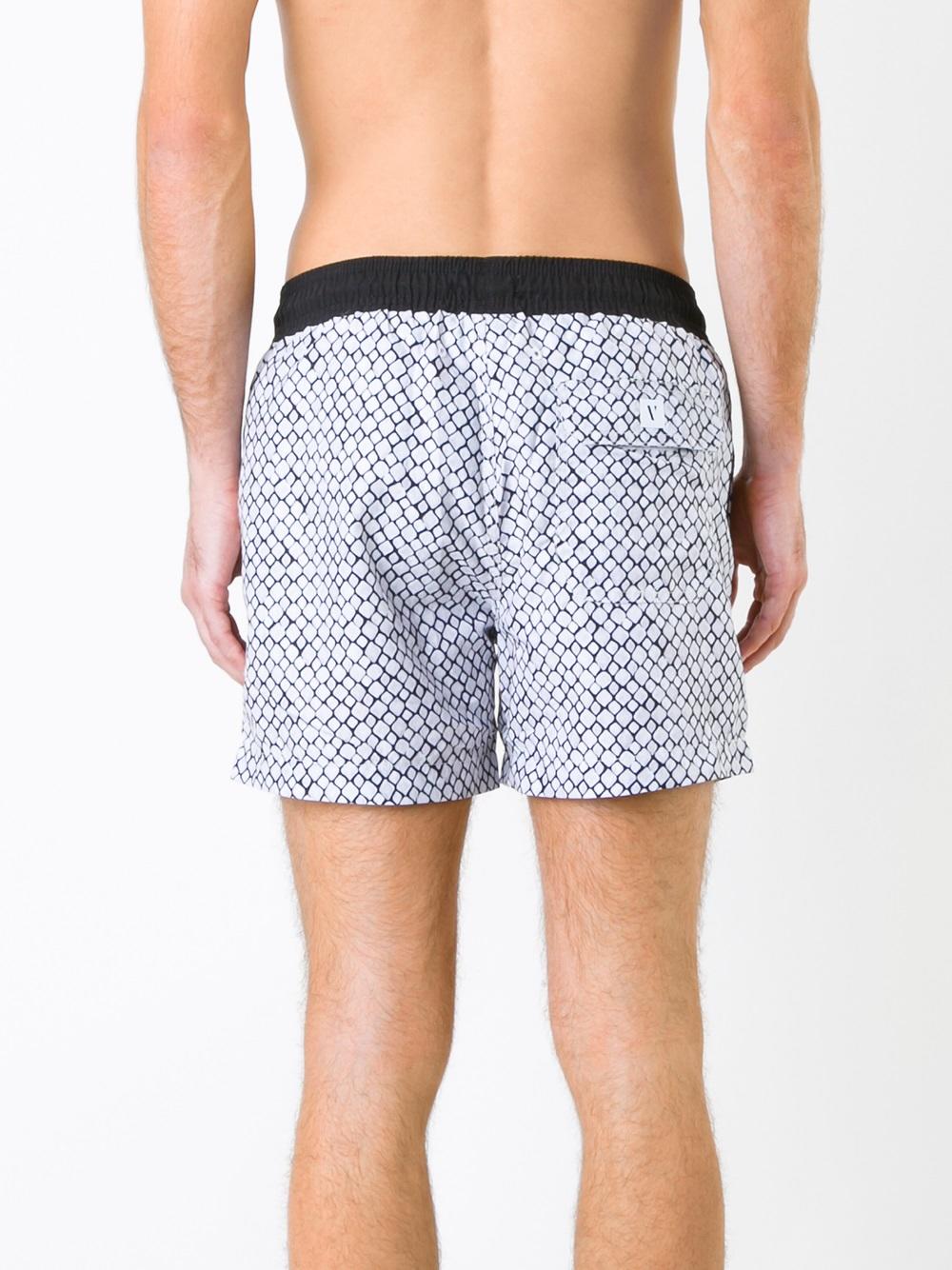 'Core Range' printed swim shorts