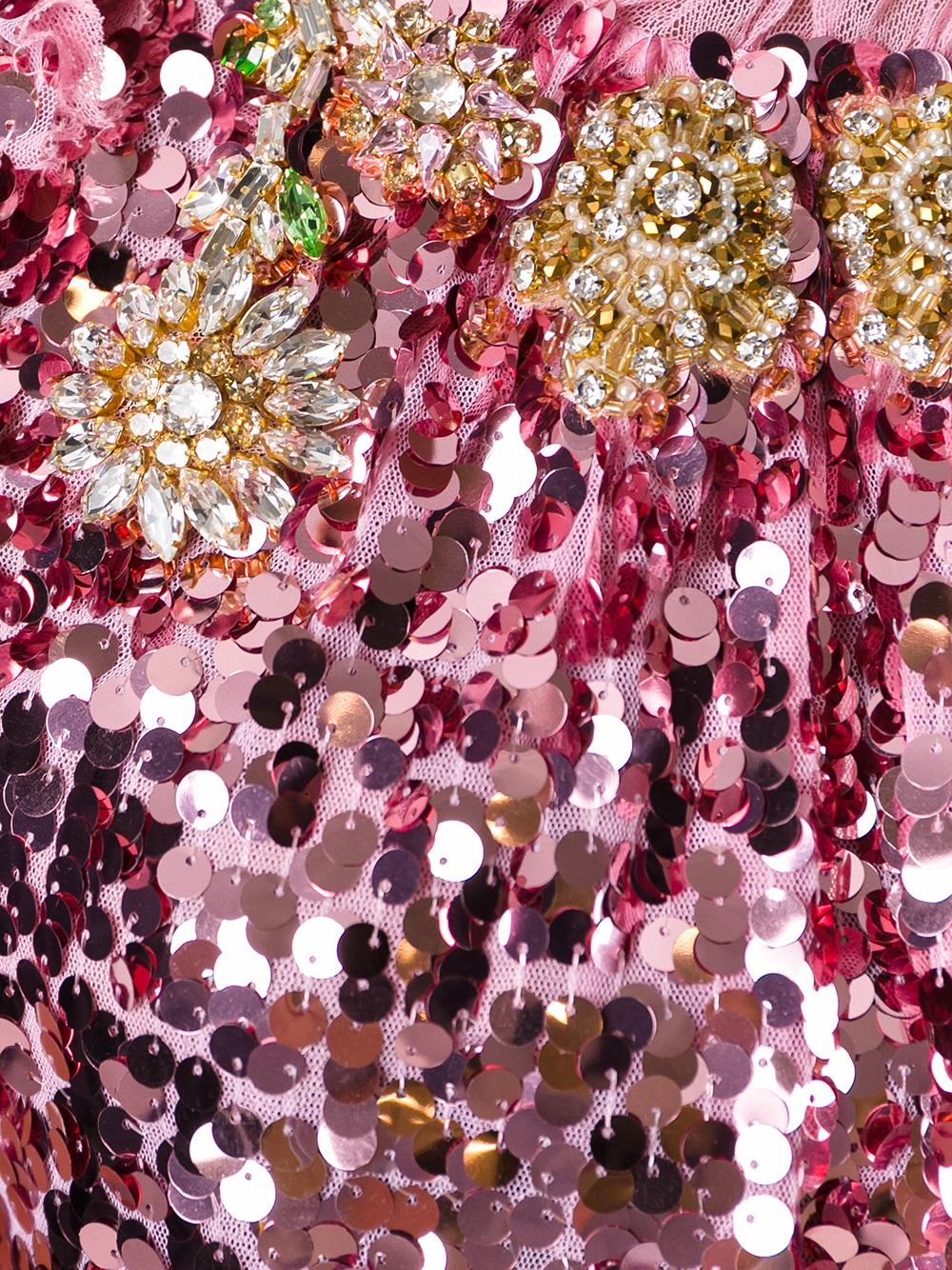 sequinned dress