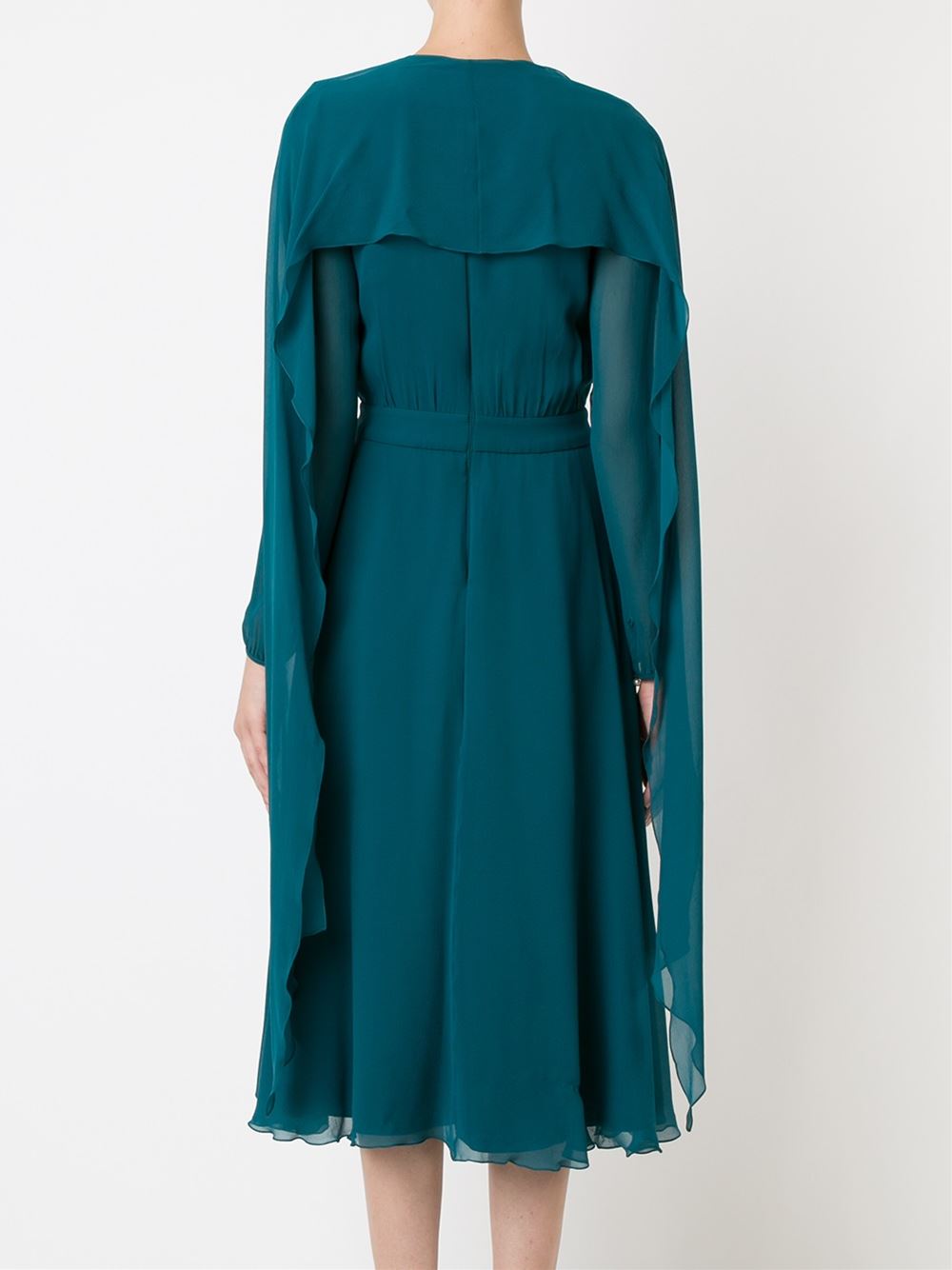 silk midi dress