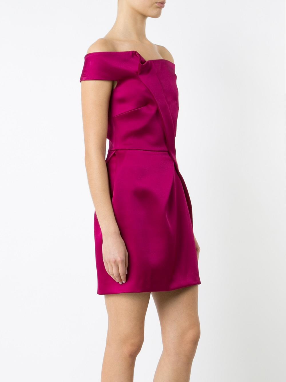 draped detail dress
