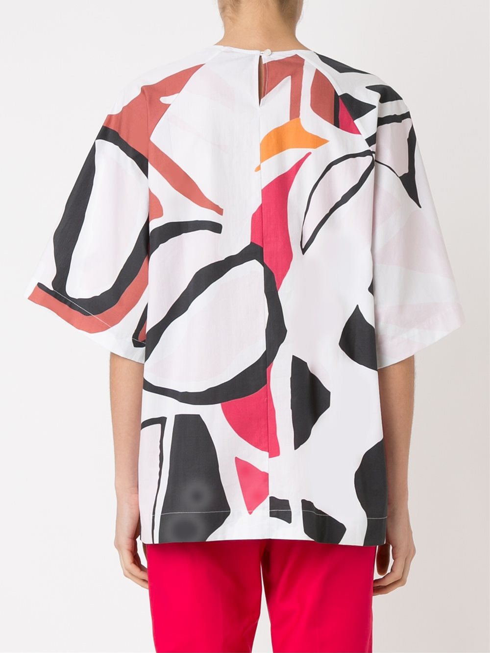 printed blouse