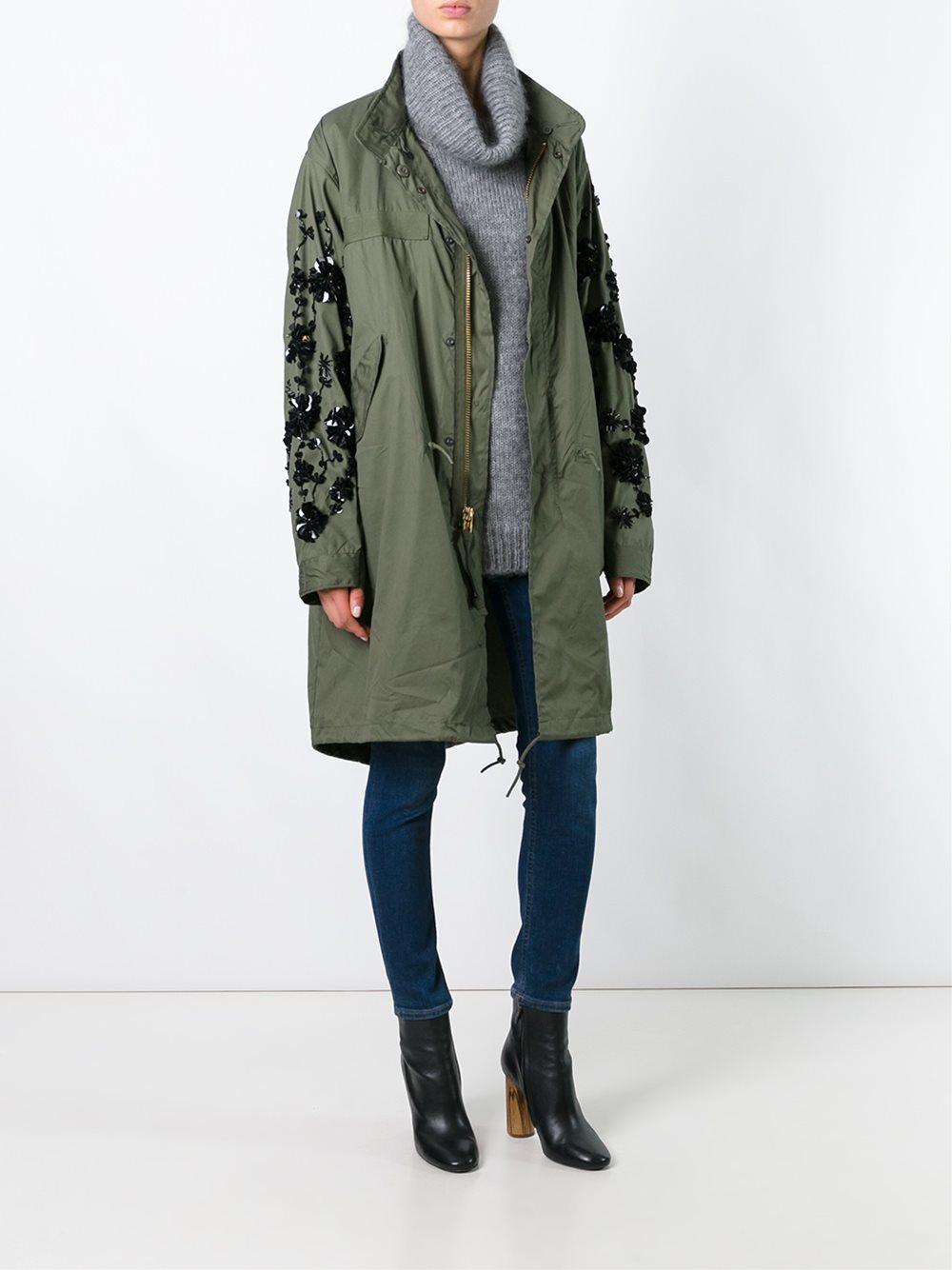 fur lined parka