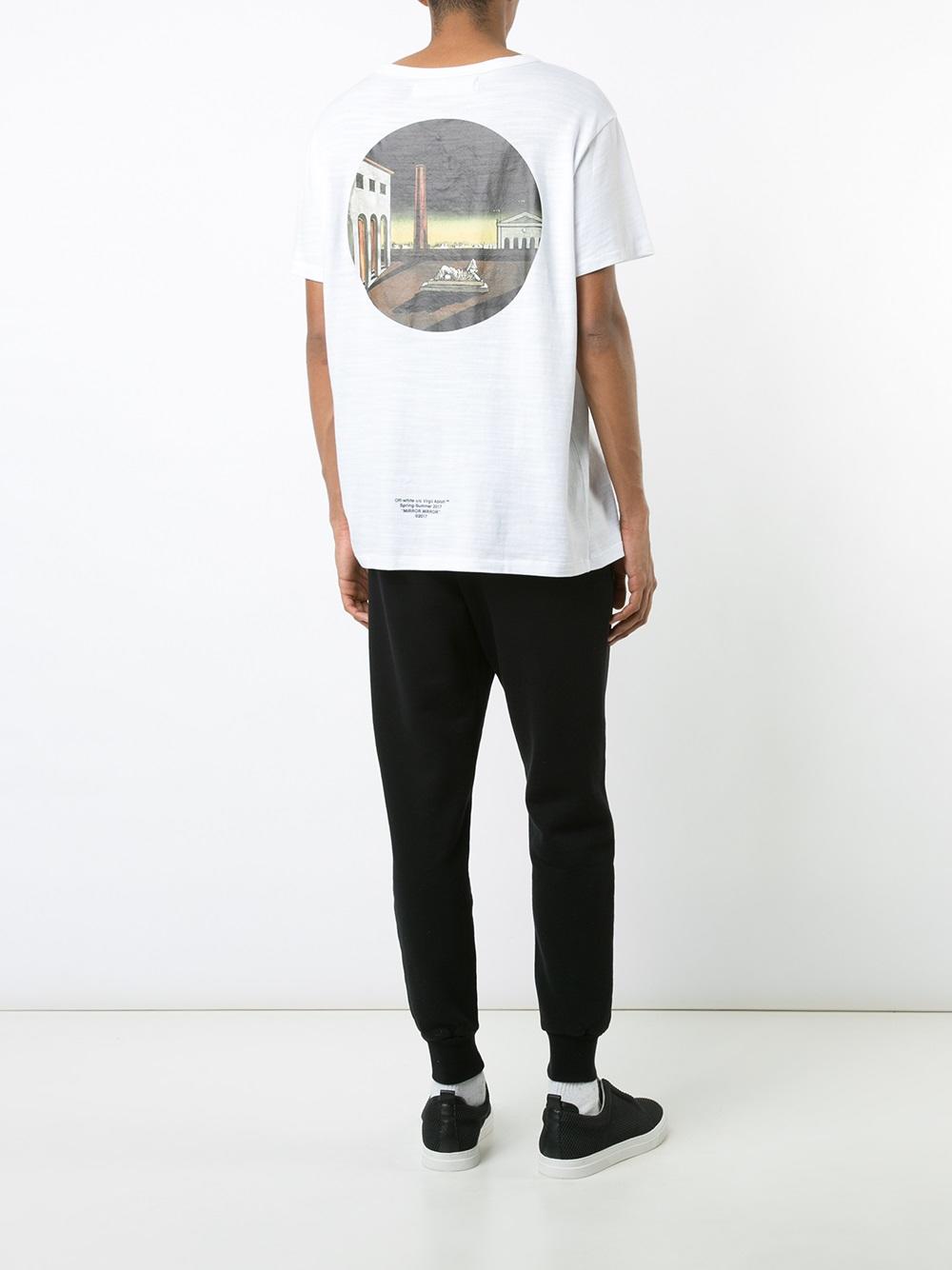 circular prints T-shirt