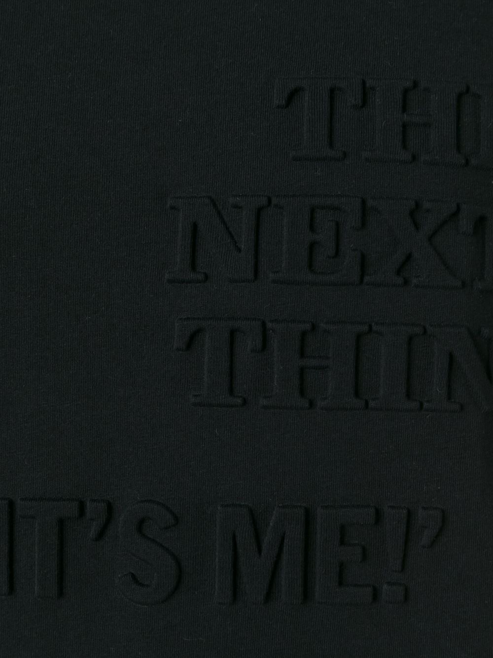 front embossing 'Basis' T-shirt