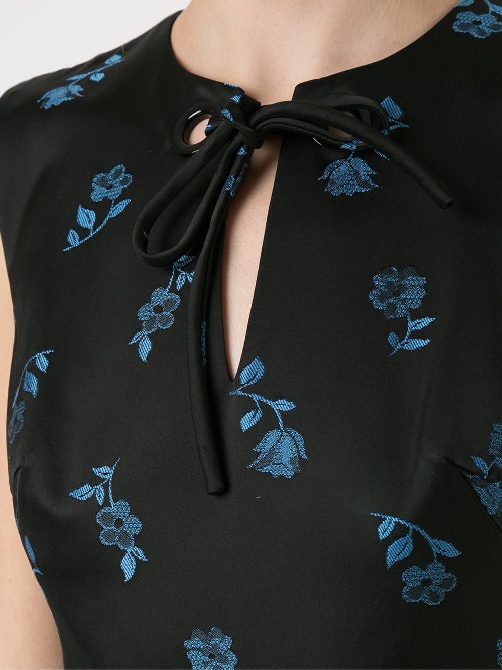 embroidered floral dress