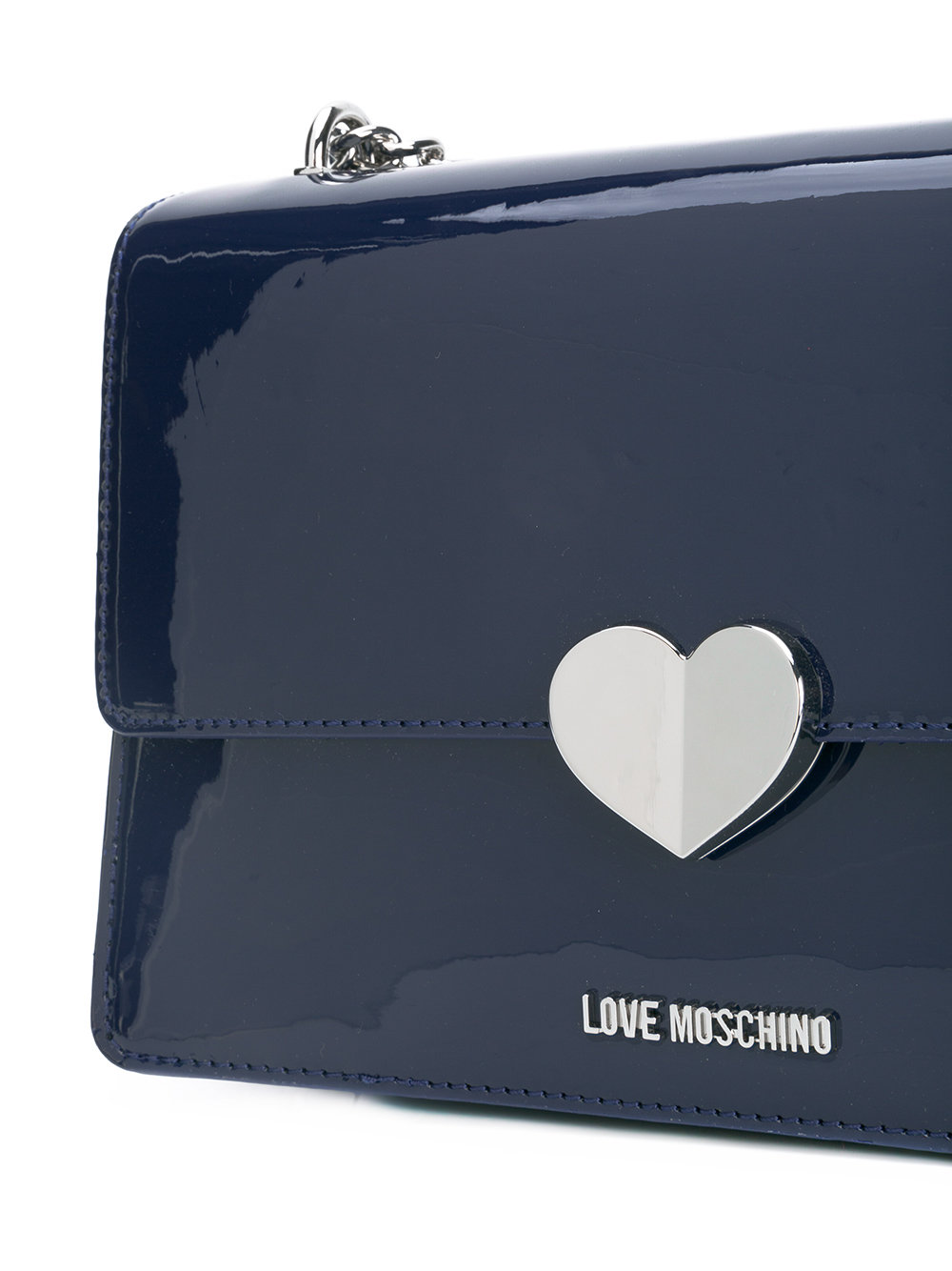 logo heart shoulder bag
